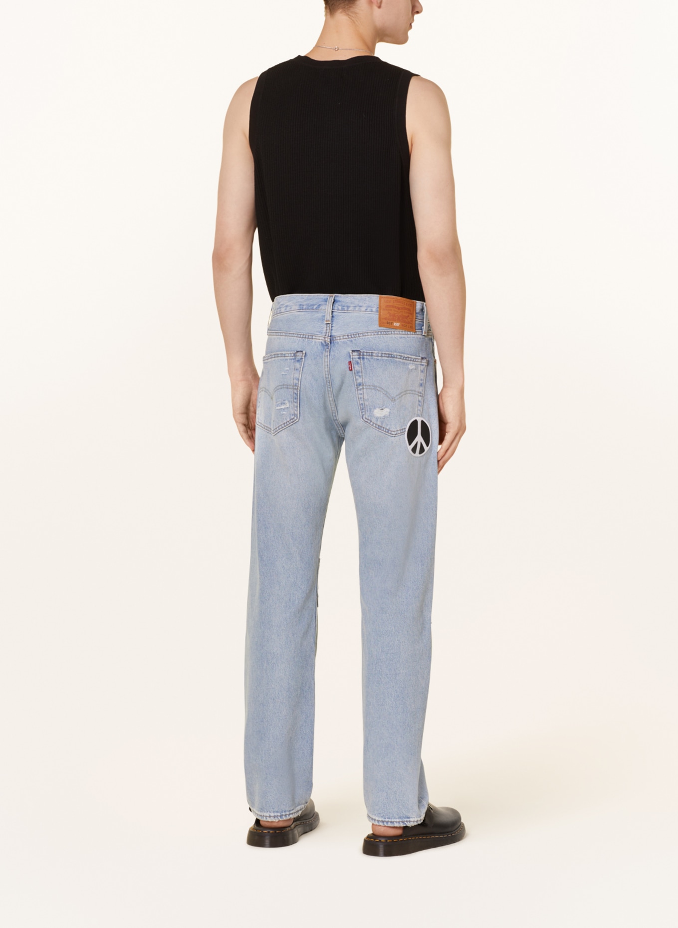 Levi's® Jeans 501 ORIGINAL Regular Fit, Farbe: 67 Med Indigo - Worn In (Bild 3)