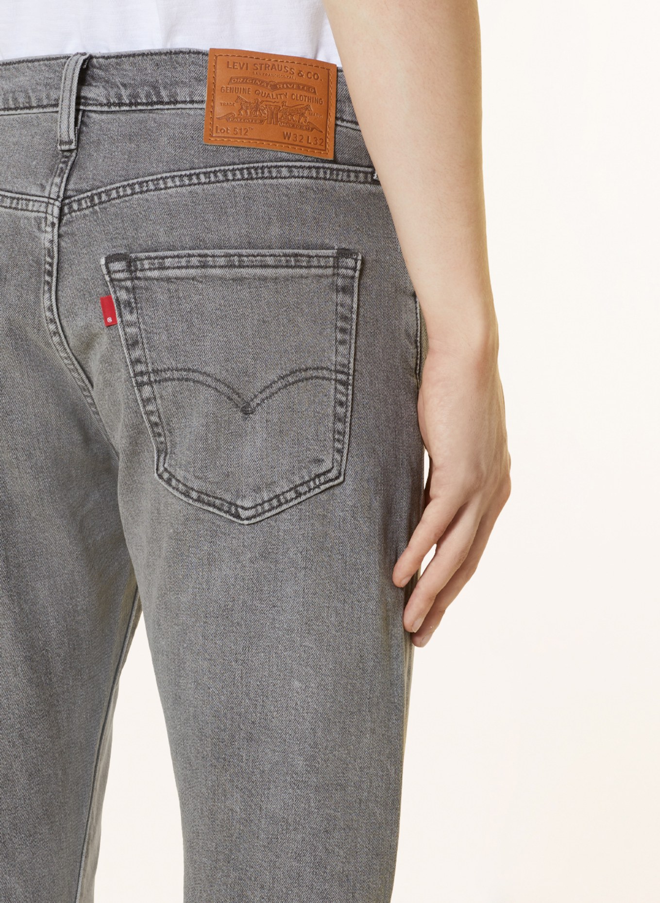 Levi's® Jeans 512 Slim Taper Fit, Farbe: 07 Greys (Bild 6)