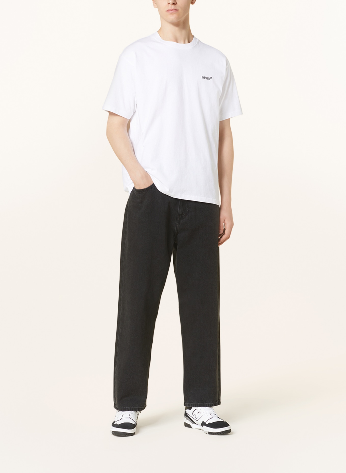 Levi's® T-shirt: VIT / SVART