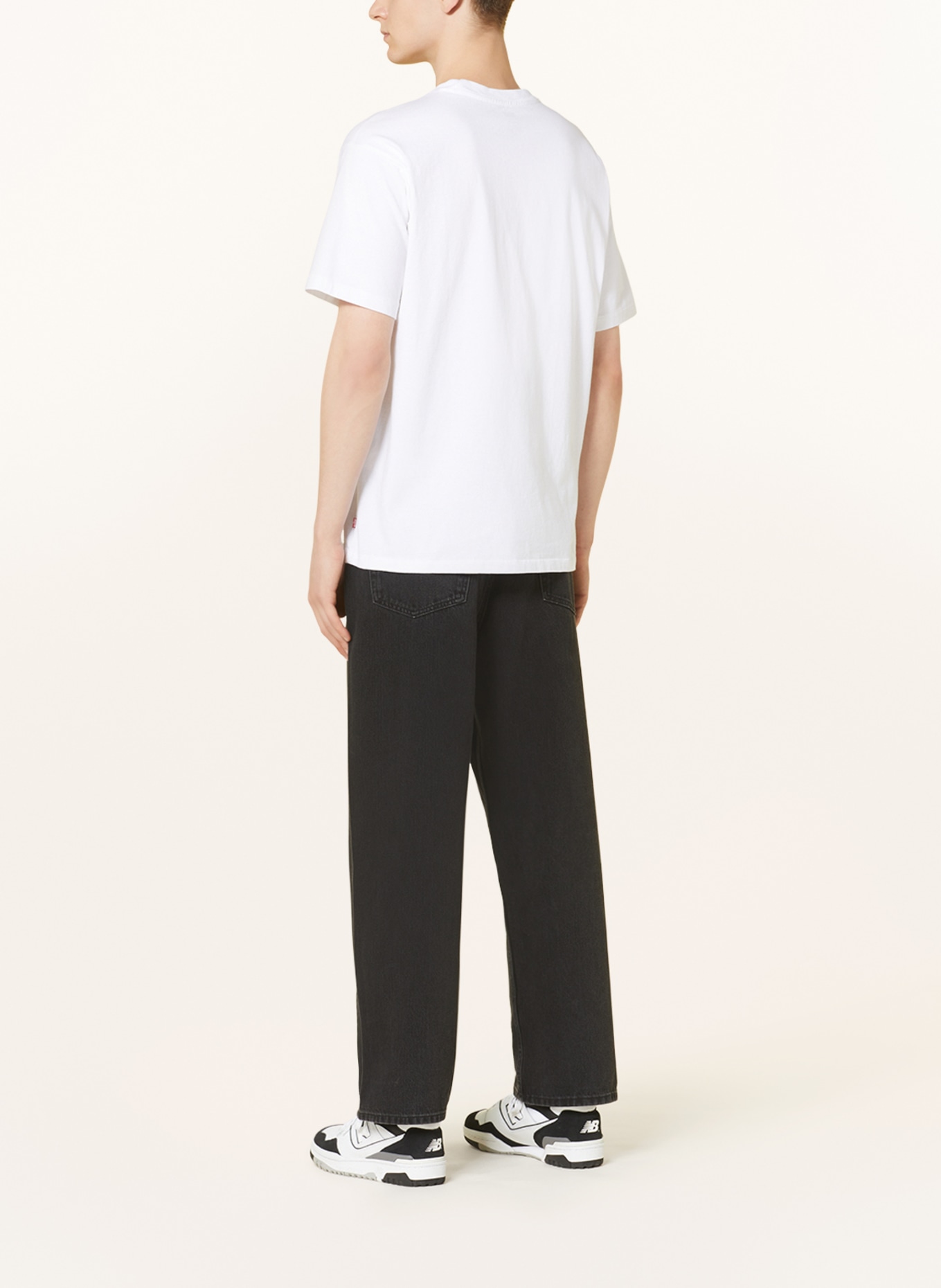 Levi's® T-shirt, Color: WHITE/ BLACK (Image 3)