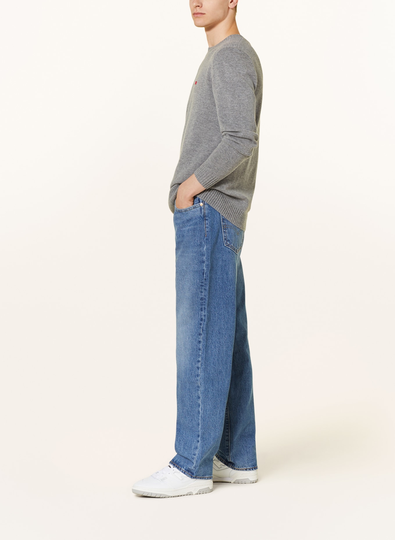 Levi's® Jeans 568 STAY LOOSE regular fit, Color: 50 Med Indigo - Worn In (Image 4)