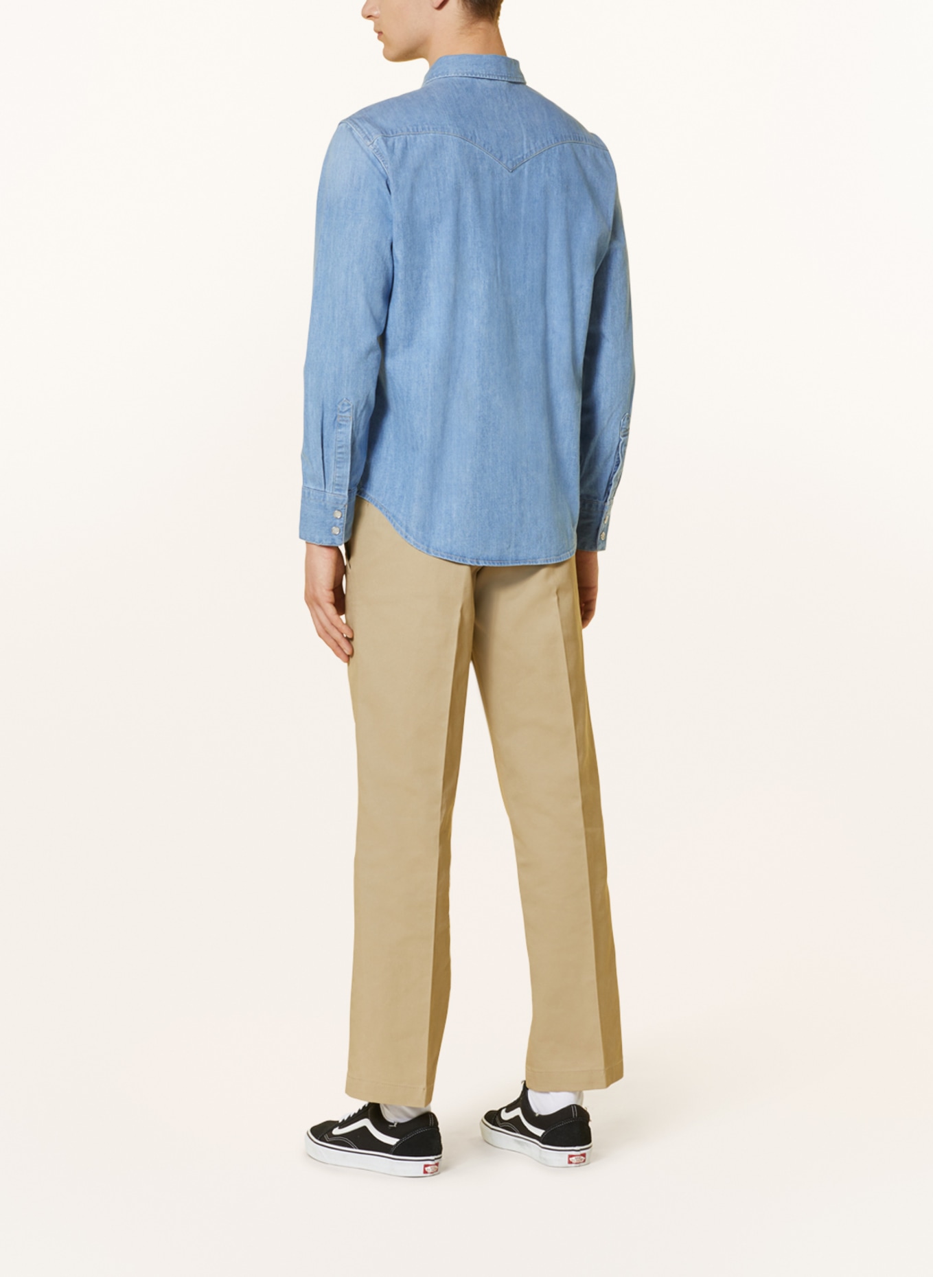 Levi's® Denim shirt standard fit, Color: 47 Light Indigo - Worn In (Image 3)