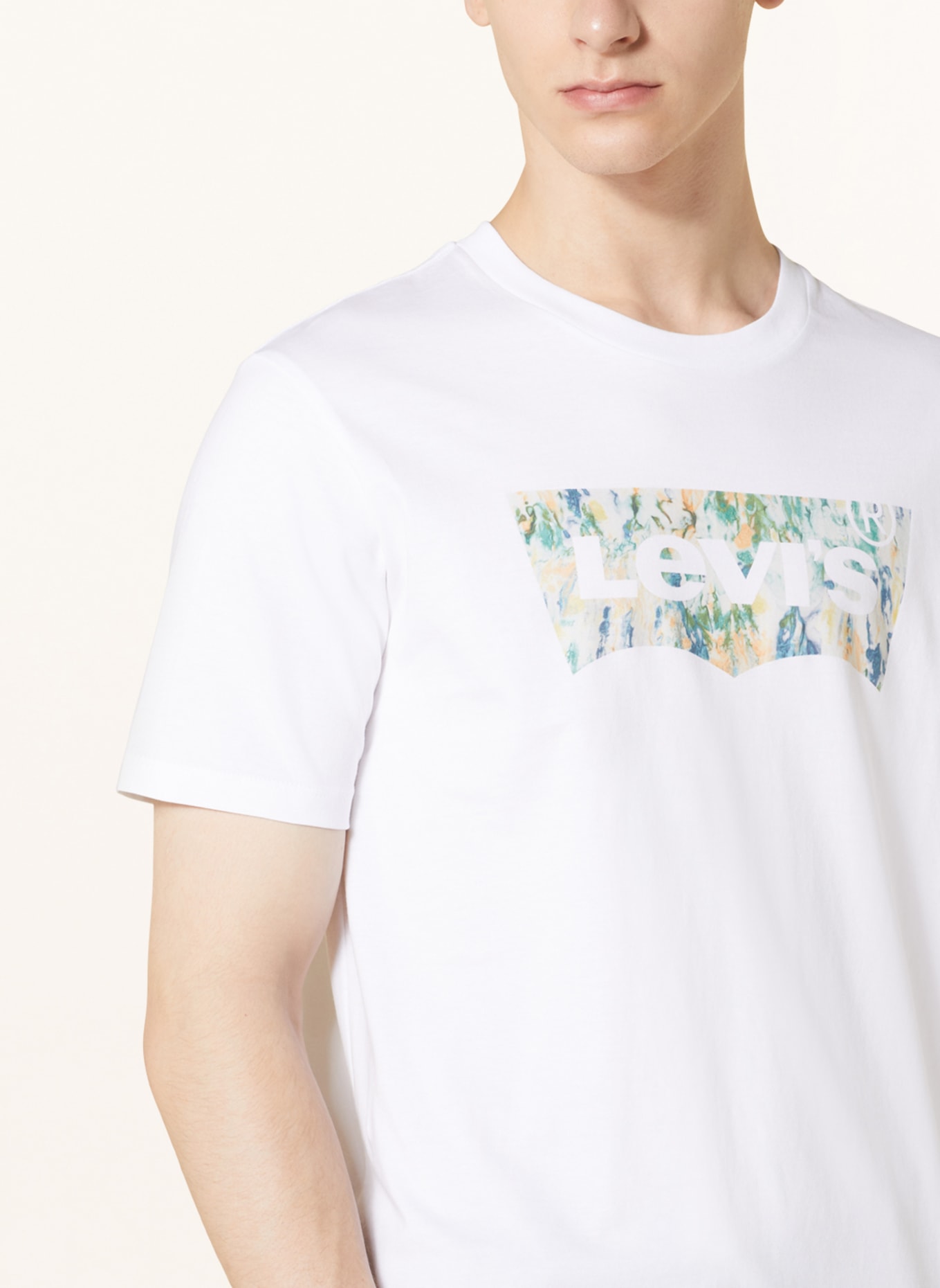 Levi's® T-shirt, Color: WHITE (Image 4)