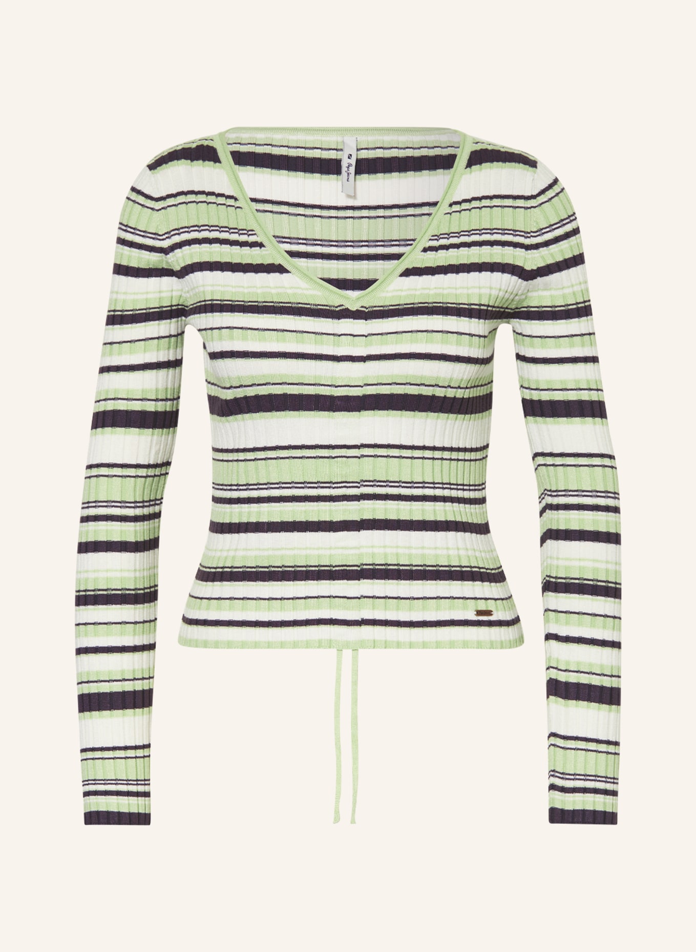 Pepe Jeans Sweater, Color: GREEN/ WHITE (Image 1)