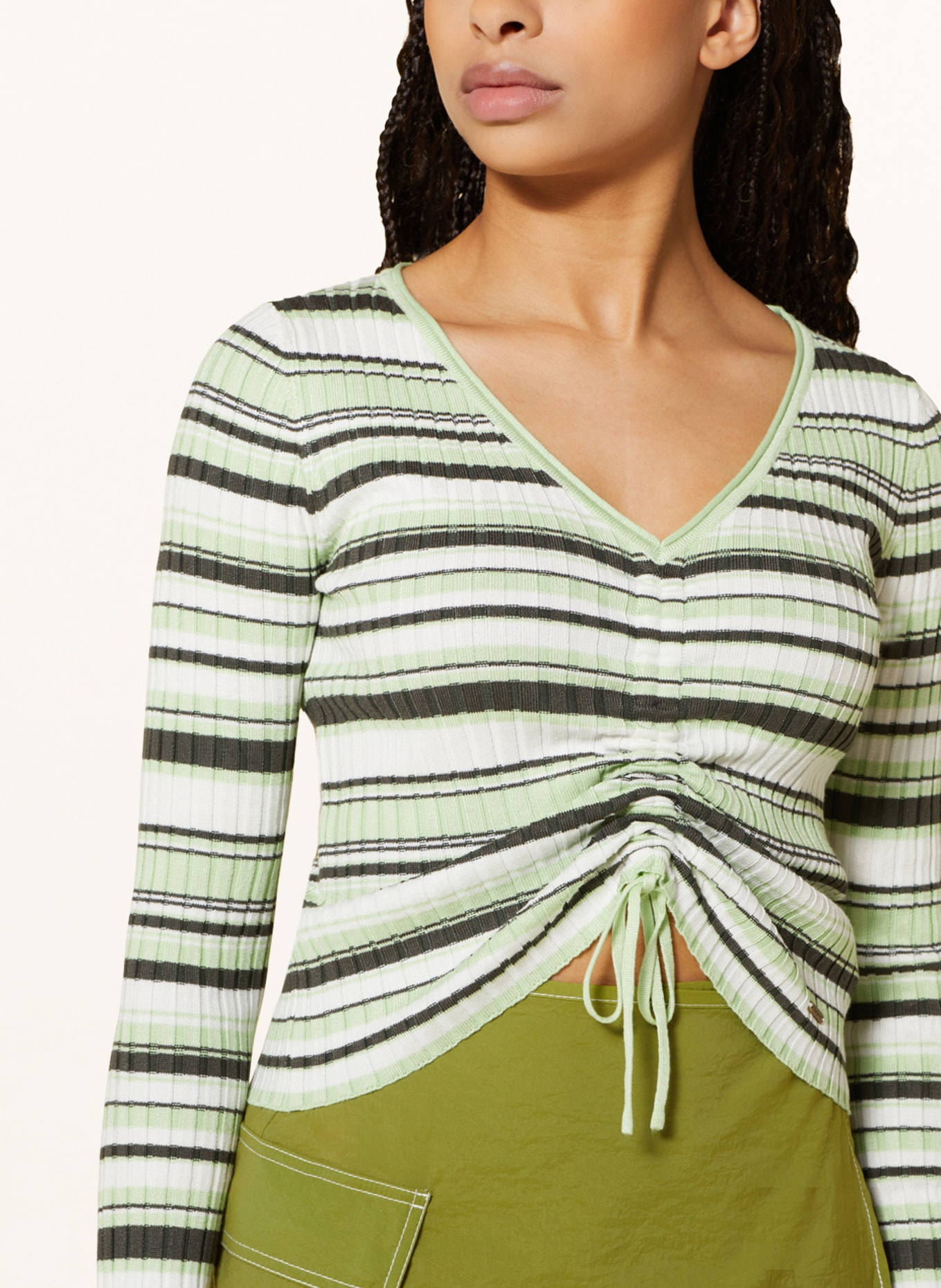 Pepe Jeans Sweater, Color: GREEN/ WHITE (Image 4)