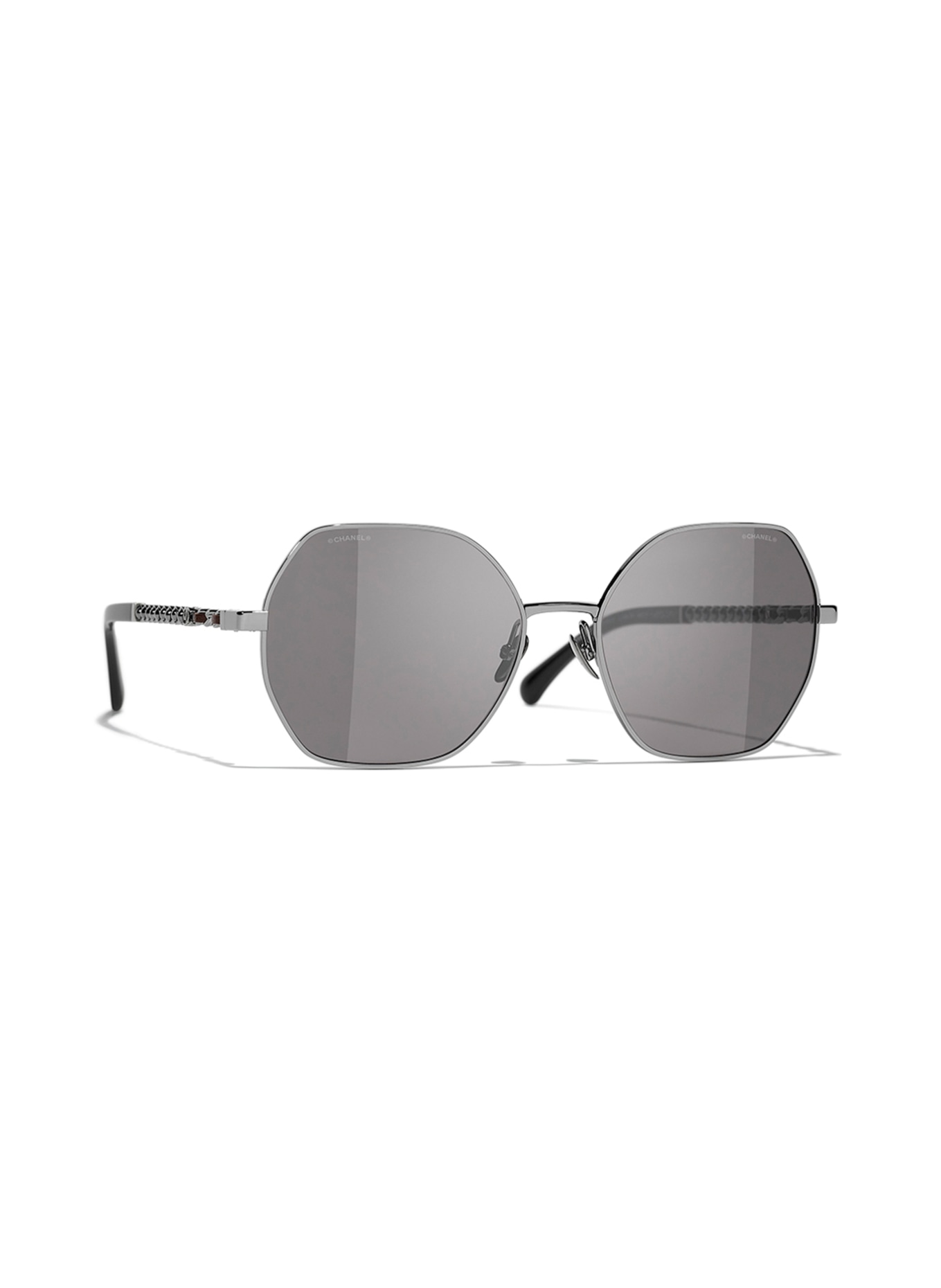 CHANEL Square sunglasses, Color: C10833 - GRAY/DARK GRAY (Image 1)
