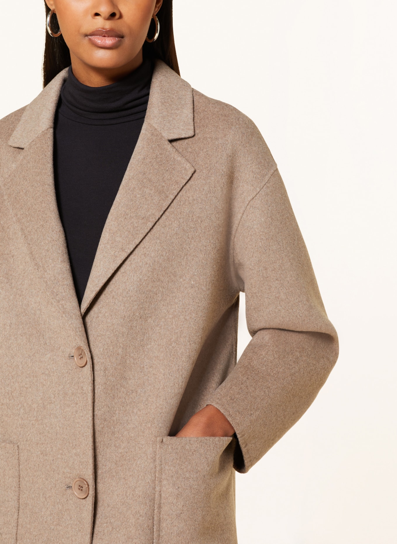 darling harbour Coat, Color: TAUPE (Image 4)