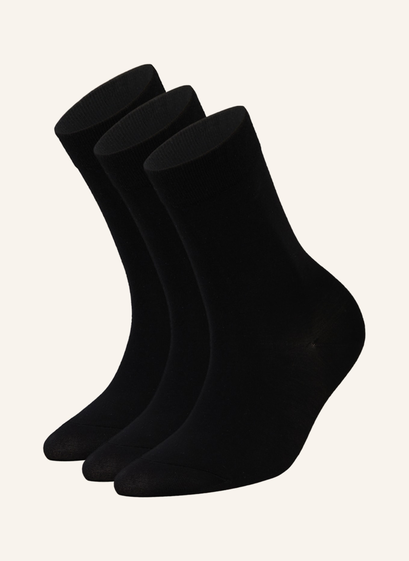 FALKE Ponožky COTTON TOUCH, 3 páry v balení, Barva: 3000 BLACK (Obrázek 1)