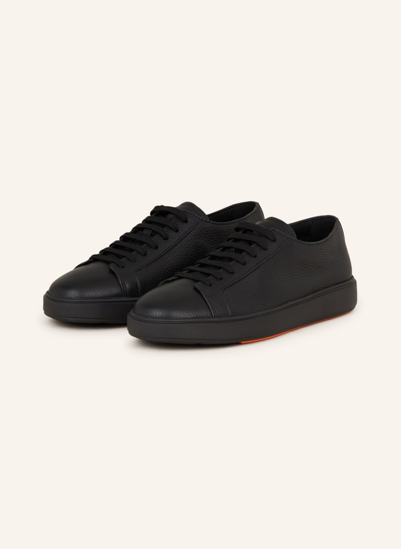 Santoni Sneakers, Color: BLACK (Image 1)