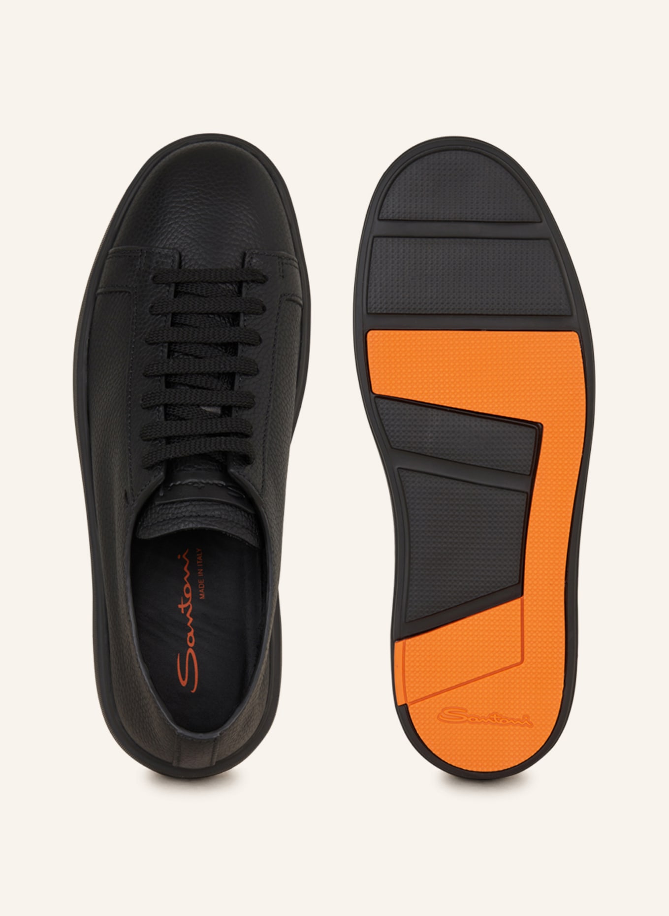 Santoni Sneakers, Color: BLACK (Image 5)