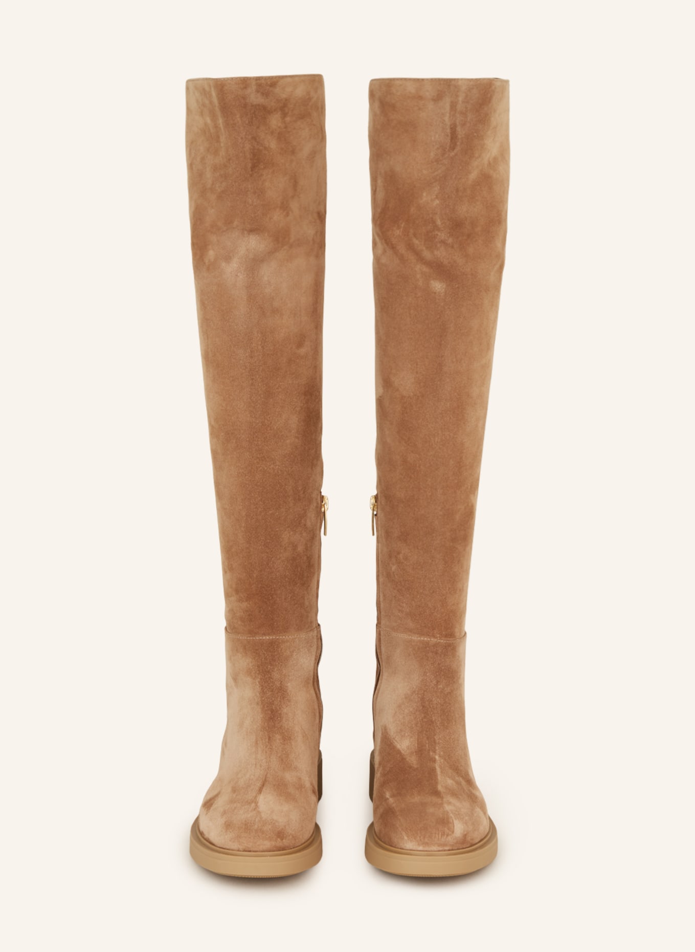 Gianvito Rossi Overknee-Stiefel LEXINGTON, Farbe: CAMEL (Bild 3)