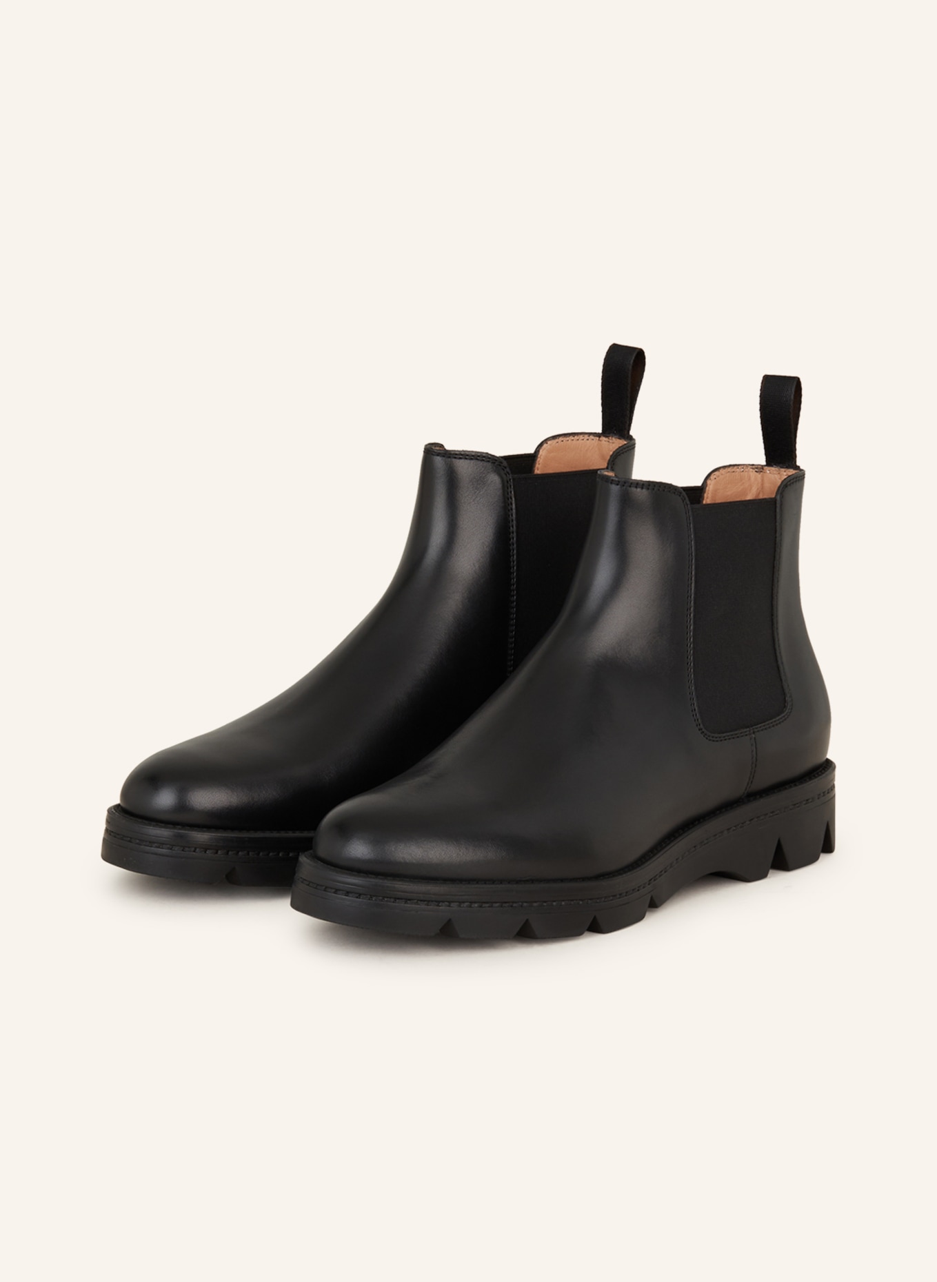 Santoni Chelsea boots, Color: BLACK (Image 1)