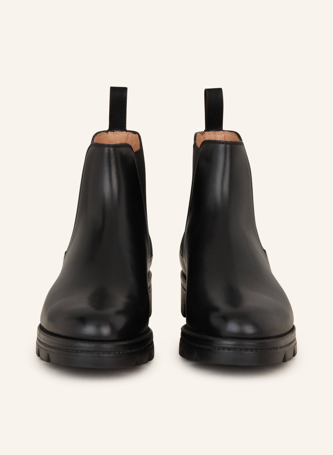 Santoni Chelsea boots, Color: BLACK (Image 3)