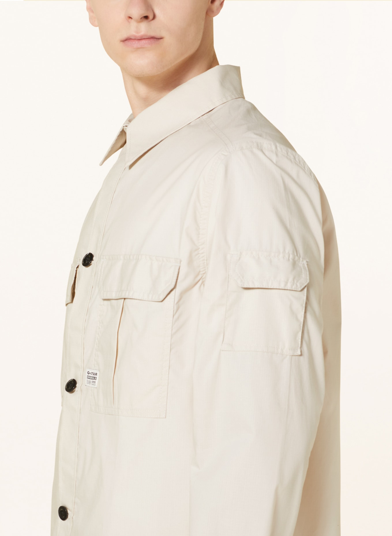 G-Star RAW Overshirt, Farbe: ECRU (Bild 4)