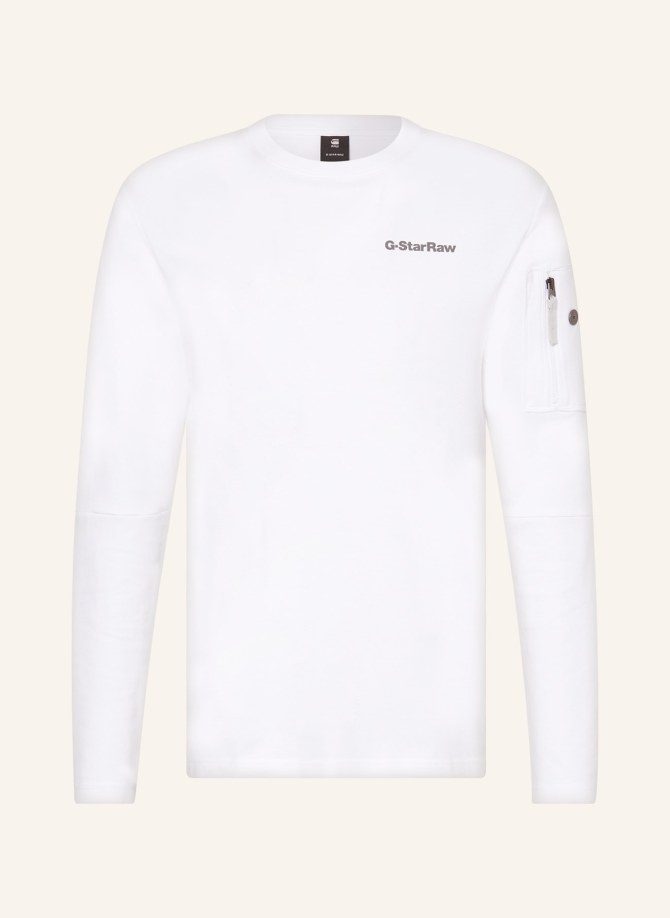 G-Star RAW Long sleeve shirt, Color: WHITE (Image 1)