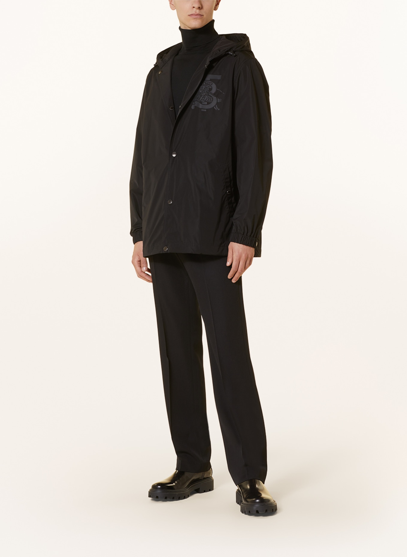 BURBERRY Jacket ELMHURST, Color: BLACK (Image 3)