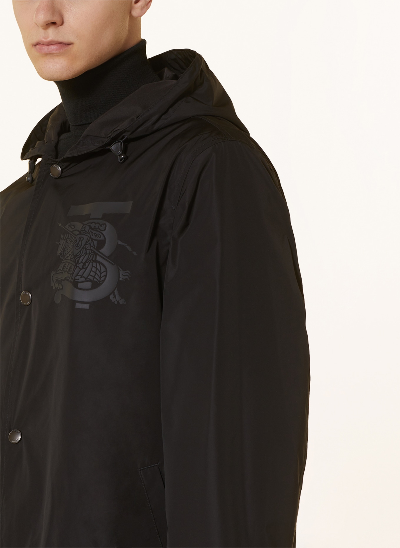 BURBERRY Jacket ELMHURST, Color: BLACK (Image 5)