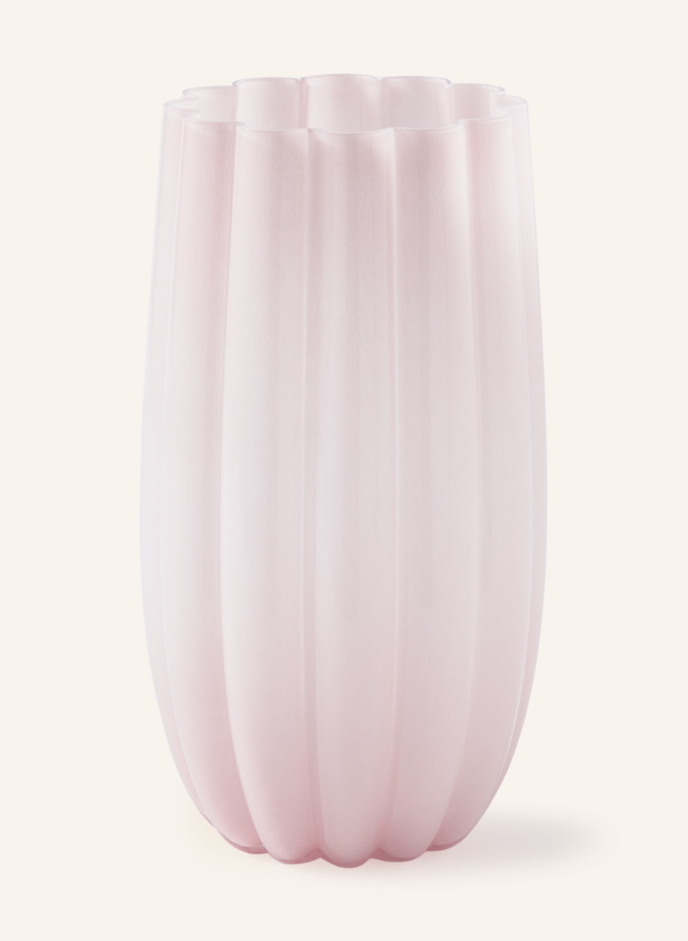 POLSPOTTEN Vase MELON L: LIGHT PINK