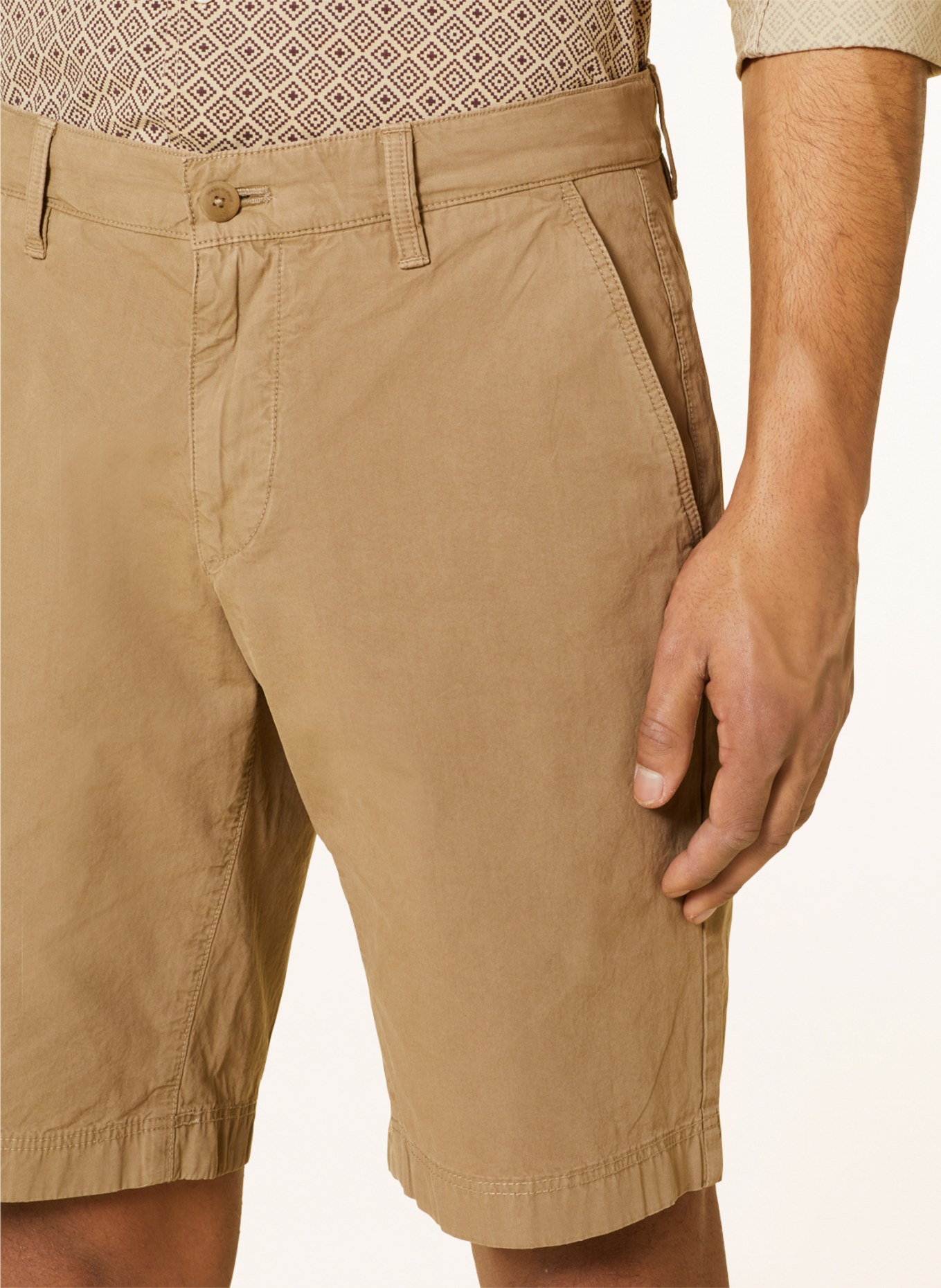 Marc O'Polo Shorts RESO Regular Fit, Farbe: BRAUN (Bild 5)
