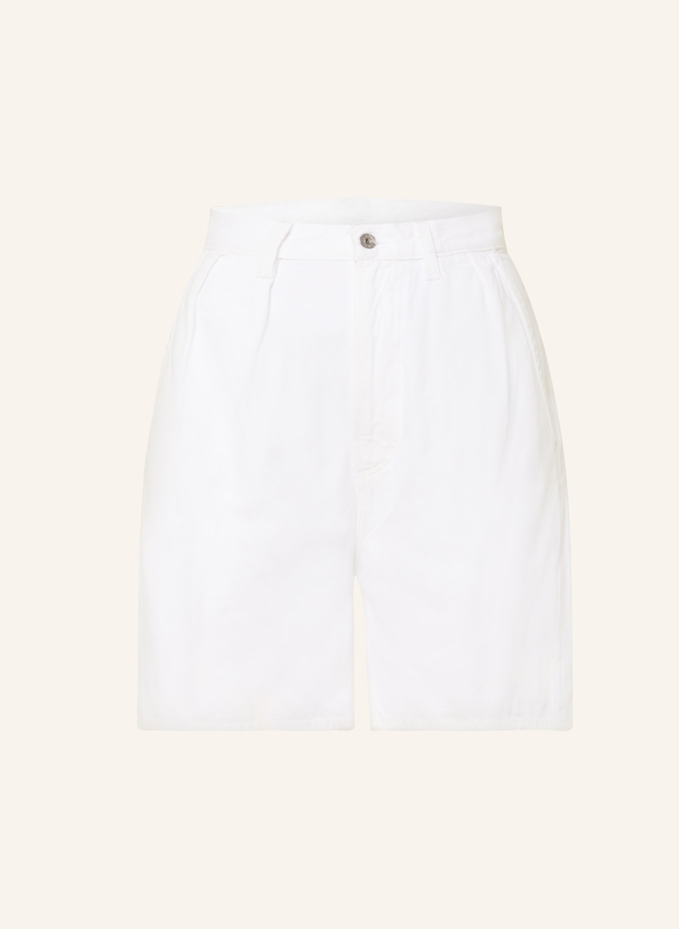 CITIZENS of HUMANITY Denim shorts MARITZY, Color: WHITE (Image 1)
