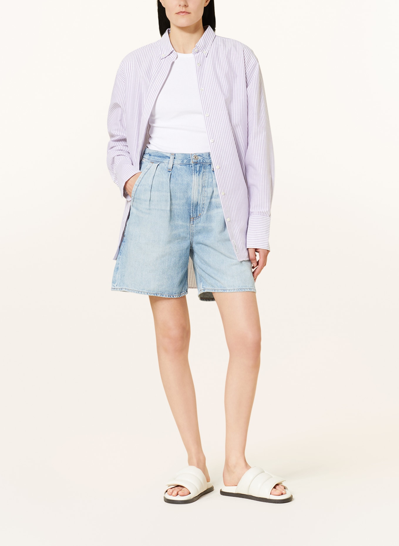 CITIZENS of HUMANITY Denim shorts MARITZY, Color: LIGHT BLUE (Image 2)