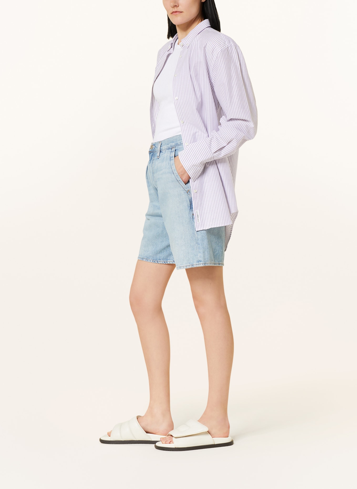 CITIZENS of HUMANITY Denim shorts MARITZY, Color: LIGHT BLUE (Image 4)
