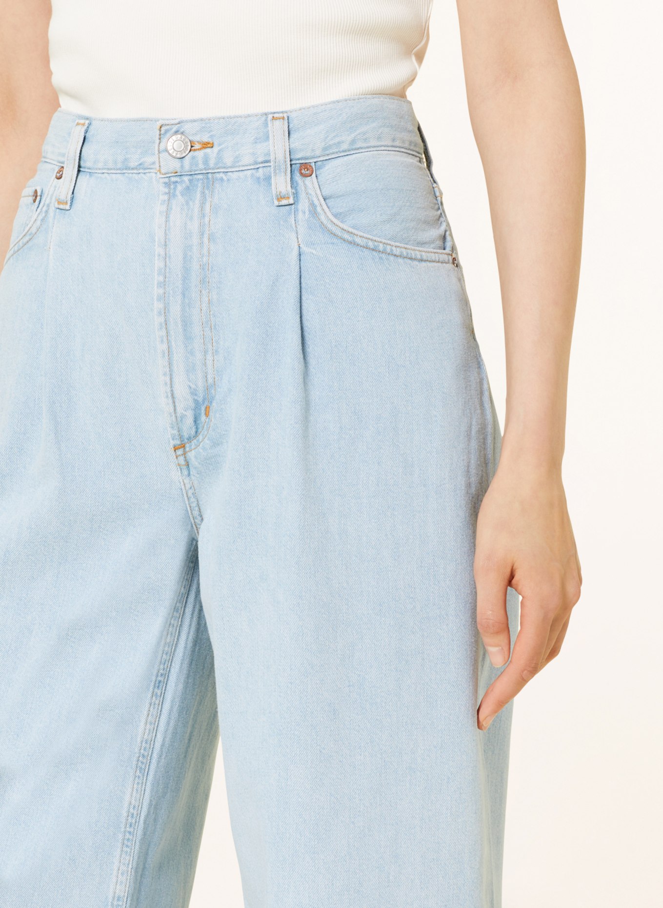 AGOLDE Culotte jeans DAGNA, Color: Pivot med washed ind (Image 5)