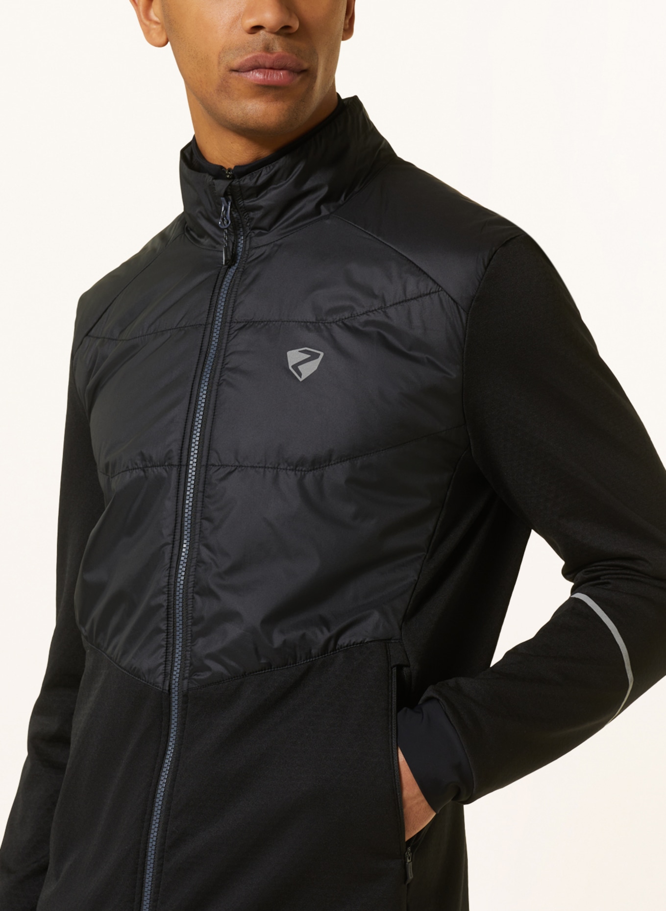 ziener Cross-country ski jacket NESKO, Color: BLACK (Image 4)