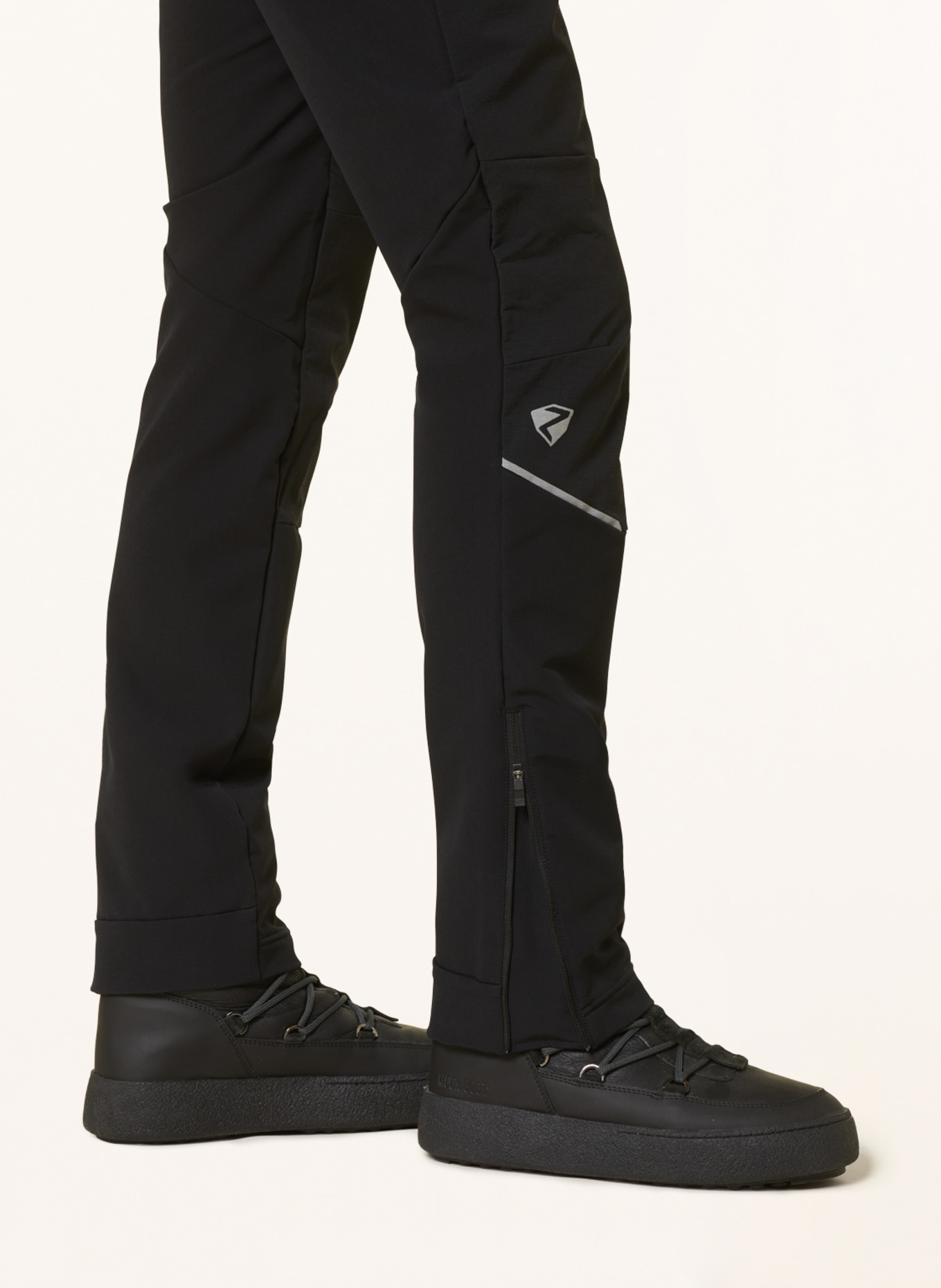 ziener Cross-country ski pants NERY, Color: BLACK (Image 5)