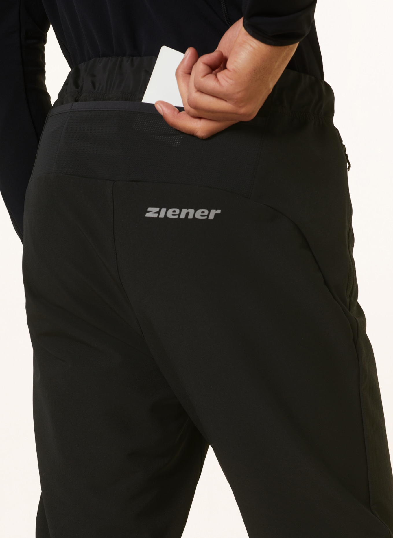 ziener Cross-country ski pants NERY, Color: BLACK (Image 6)