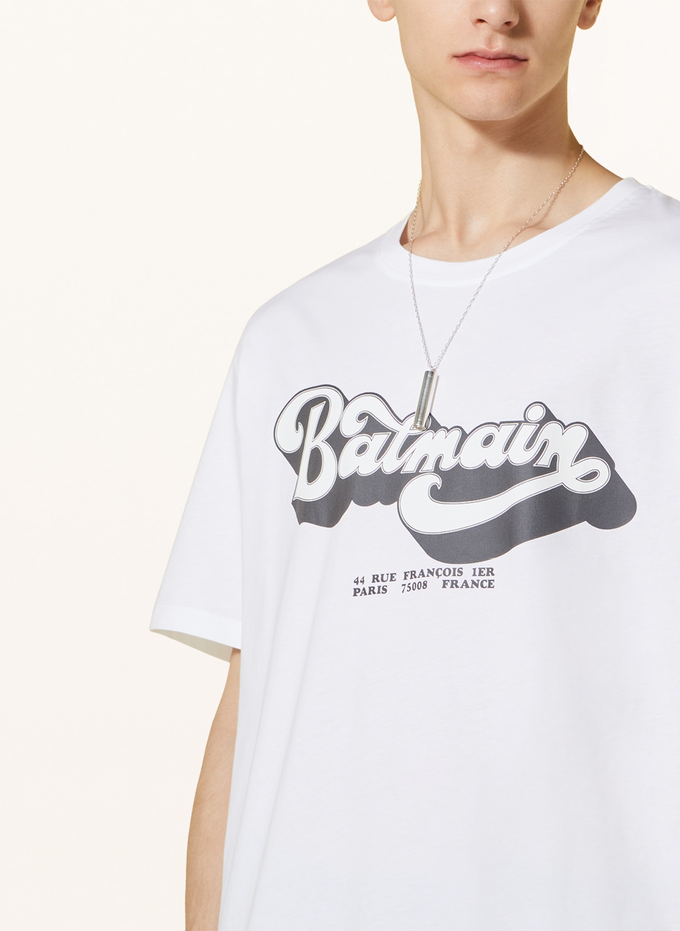 BALMAIN T-shirt, Color: WHITE (Image 4)