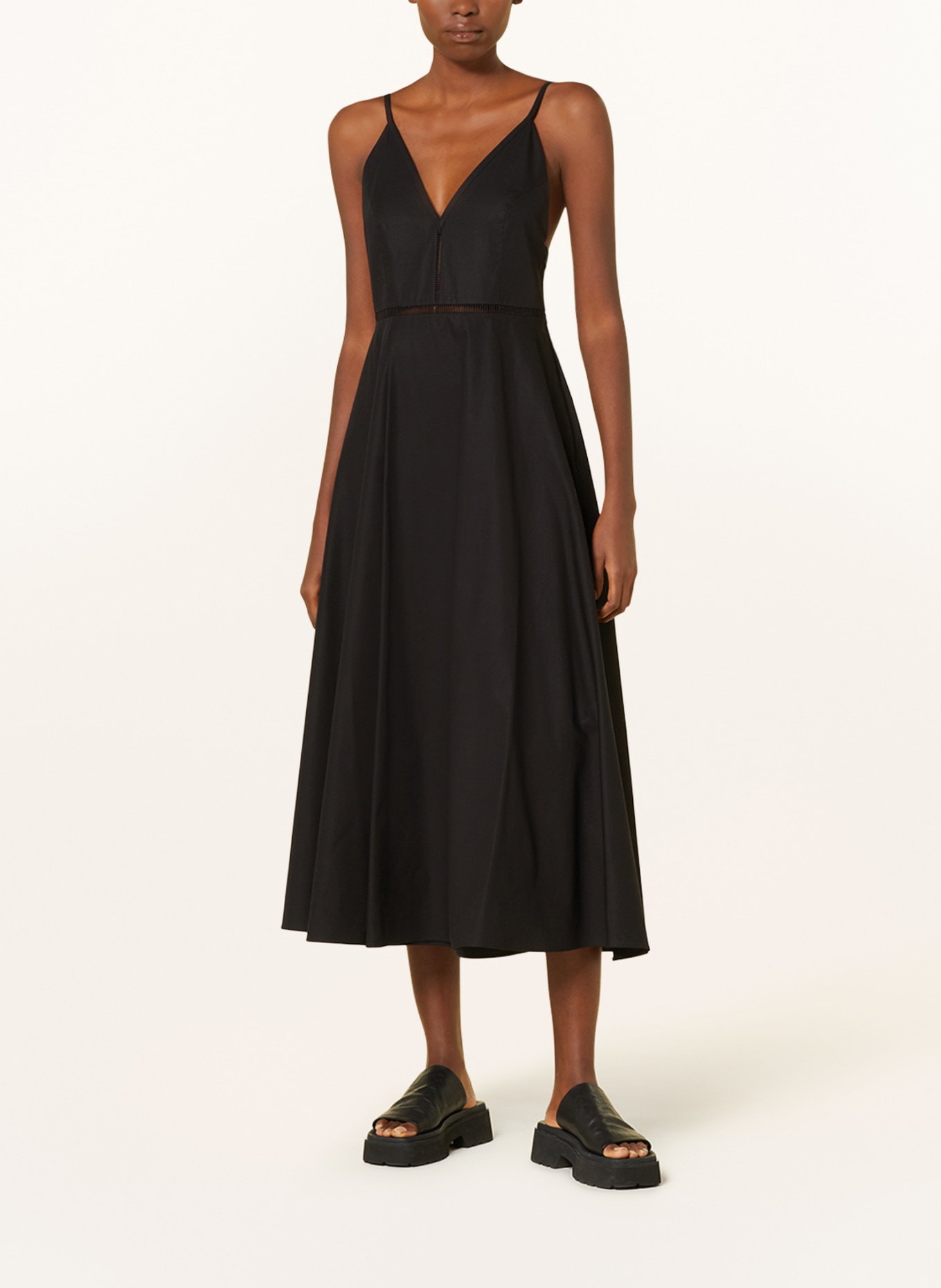 COS Dress with cut-outs, Color: BLACK (Image 2)