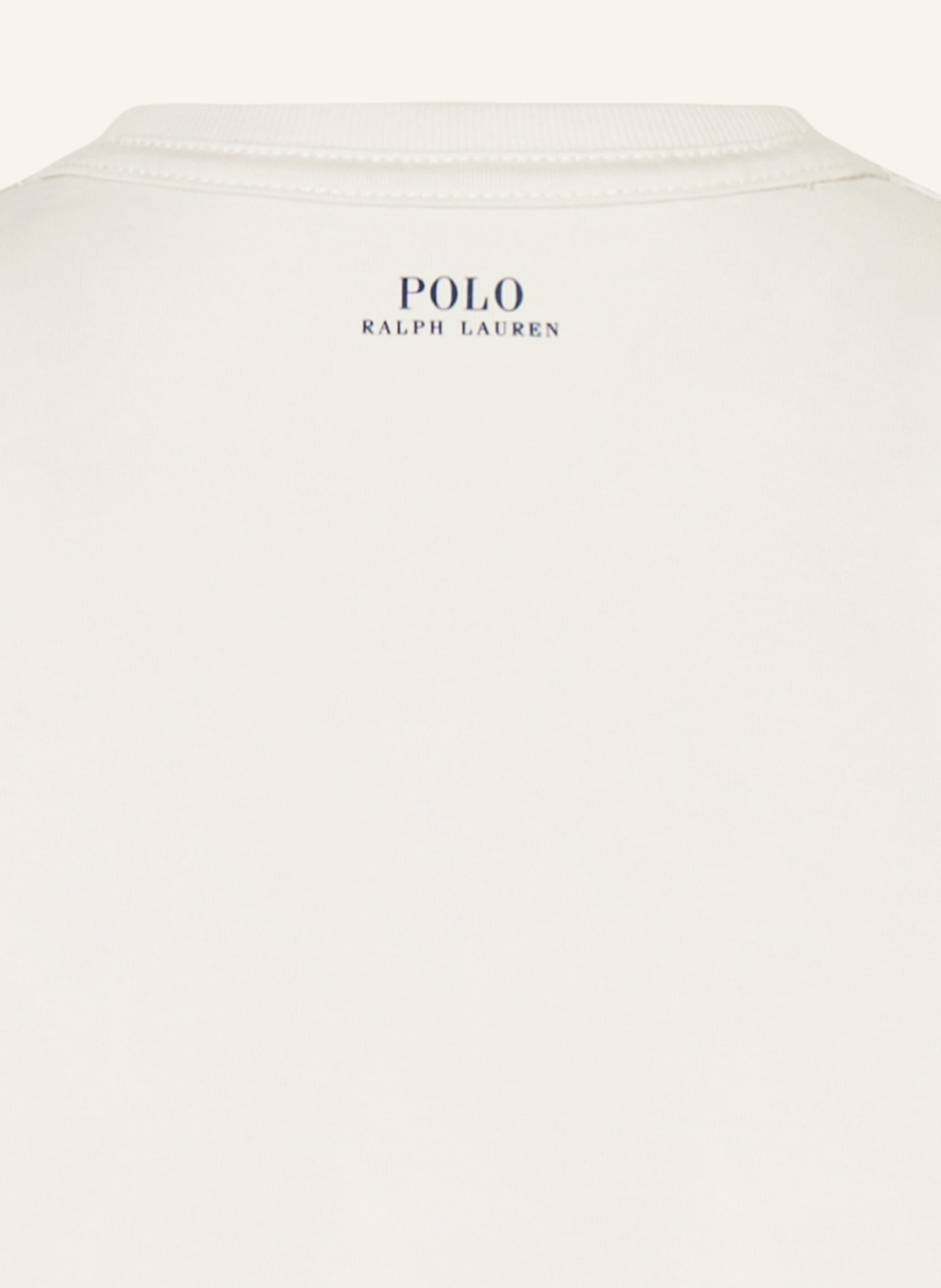 POLO RALPH LAUREN T-Shirt, Farbe: WEISS/ GRÜN/ HELLBRAUN (Bild 2)