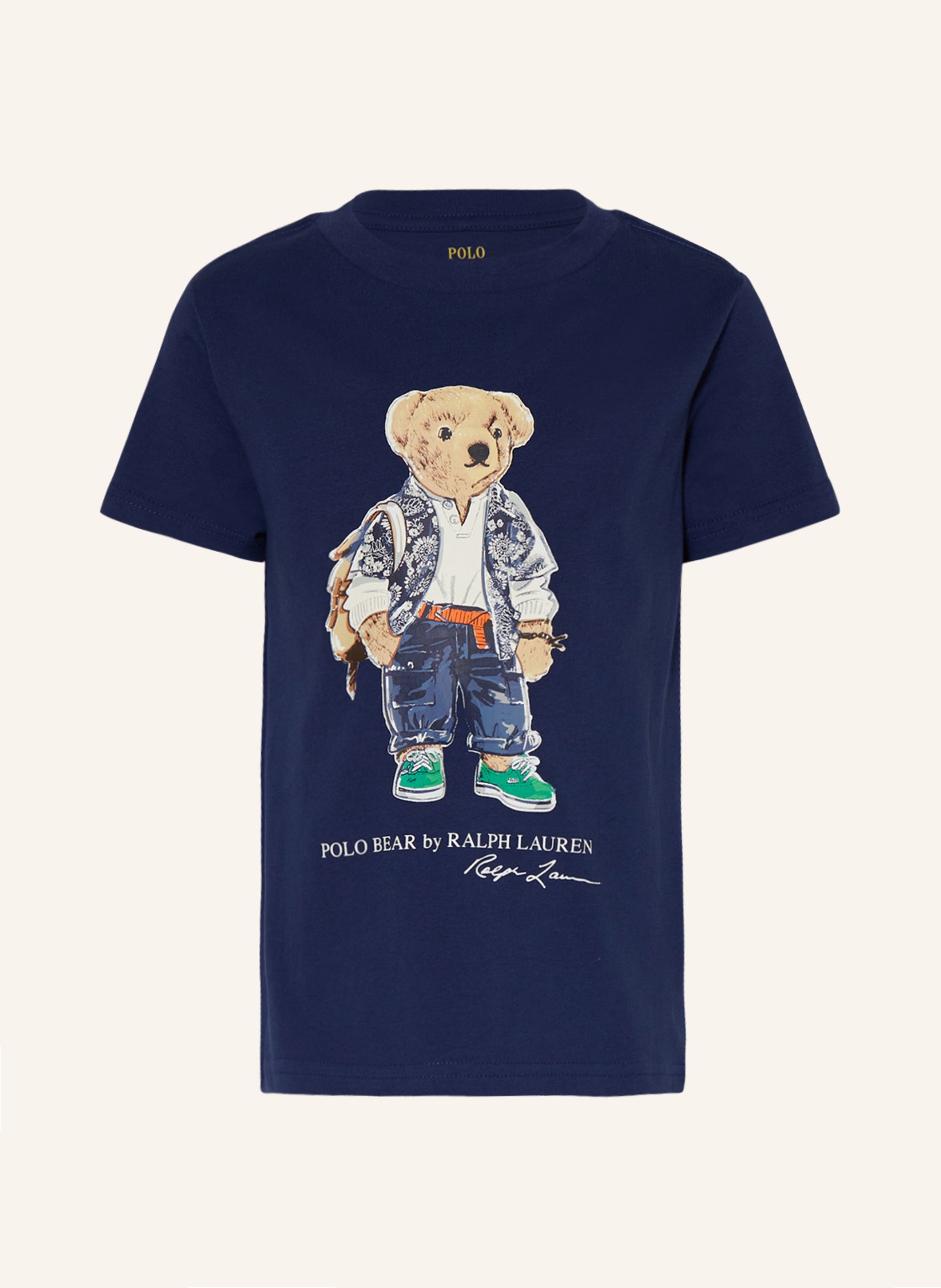 POLO RALPH LAUREN T-Shirt, Farbe: BLAU/ HELLBRAUN/ GRÜN(Bild null)