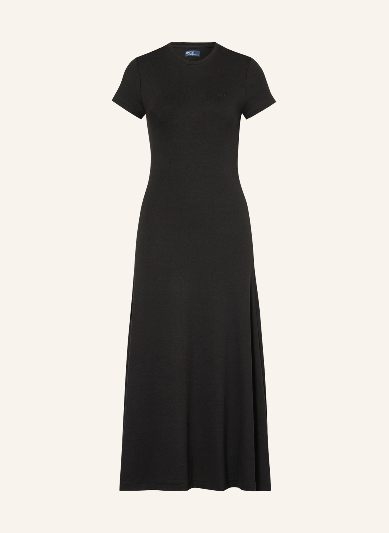 POLO RALPH LAUREN Jersey dress, Color: BLACK (Image 1)