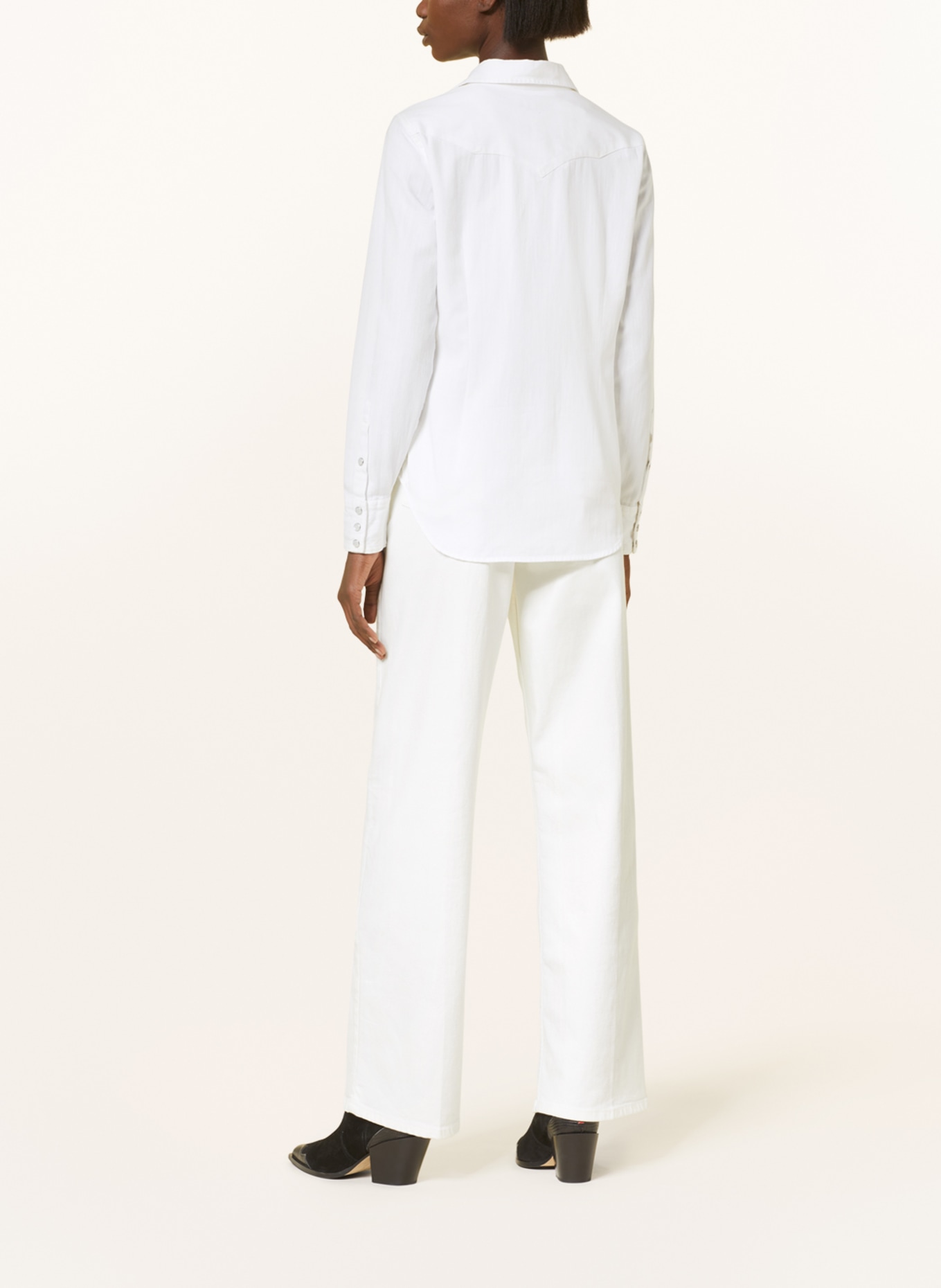 POLO RALPH LAUREN Denim blouse, Color: WHITE (Image 3)
