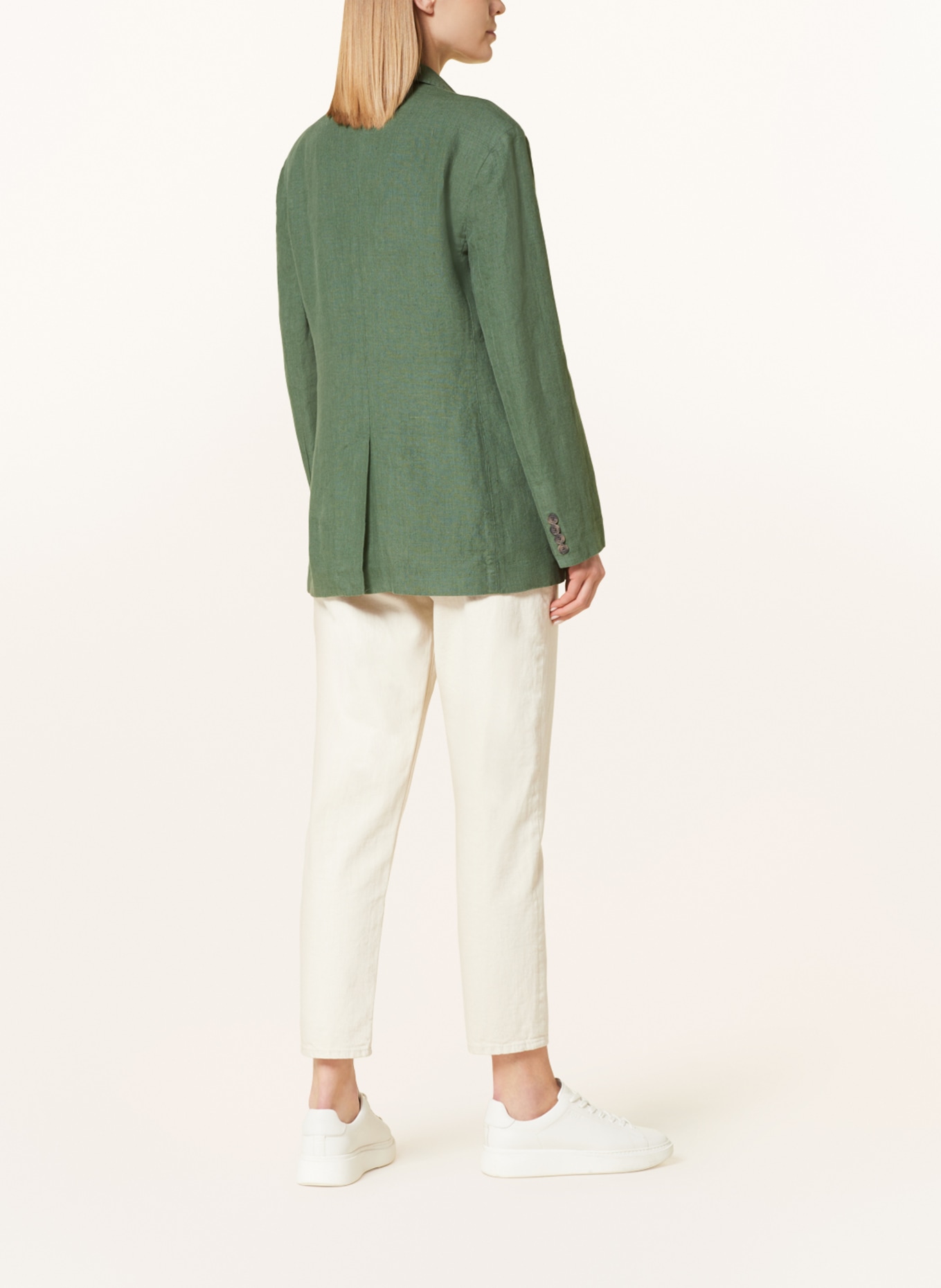 POLO RALPH LAUREN Linen blazer, Color: GREEN (Image 3)