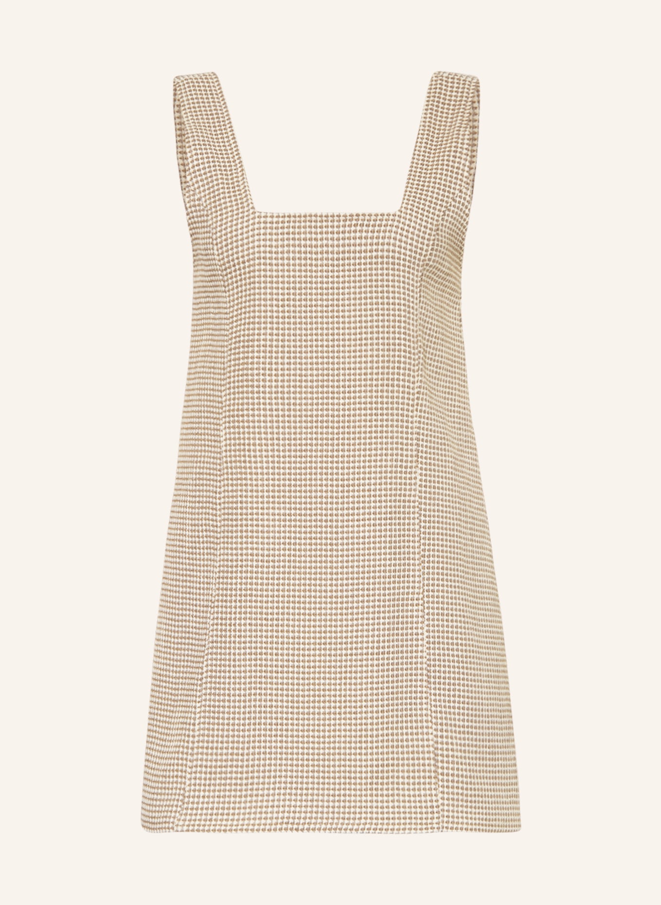 by Aylin Koenig Tweed dress CLAIRE with linen, Color: CREAM/ BROWN/ LIGHT GRAY (Image 1)