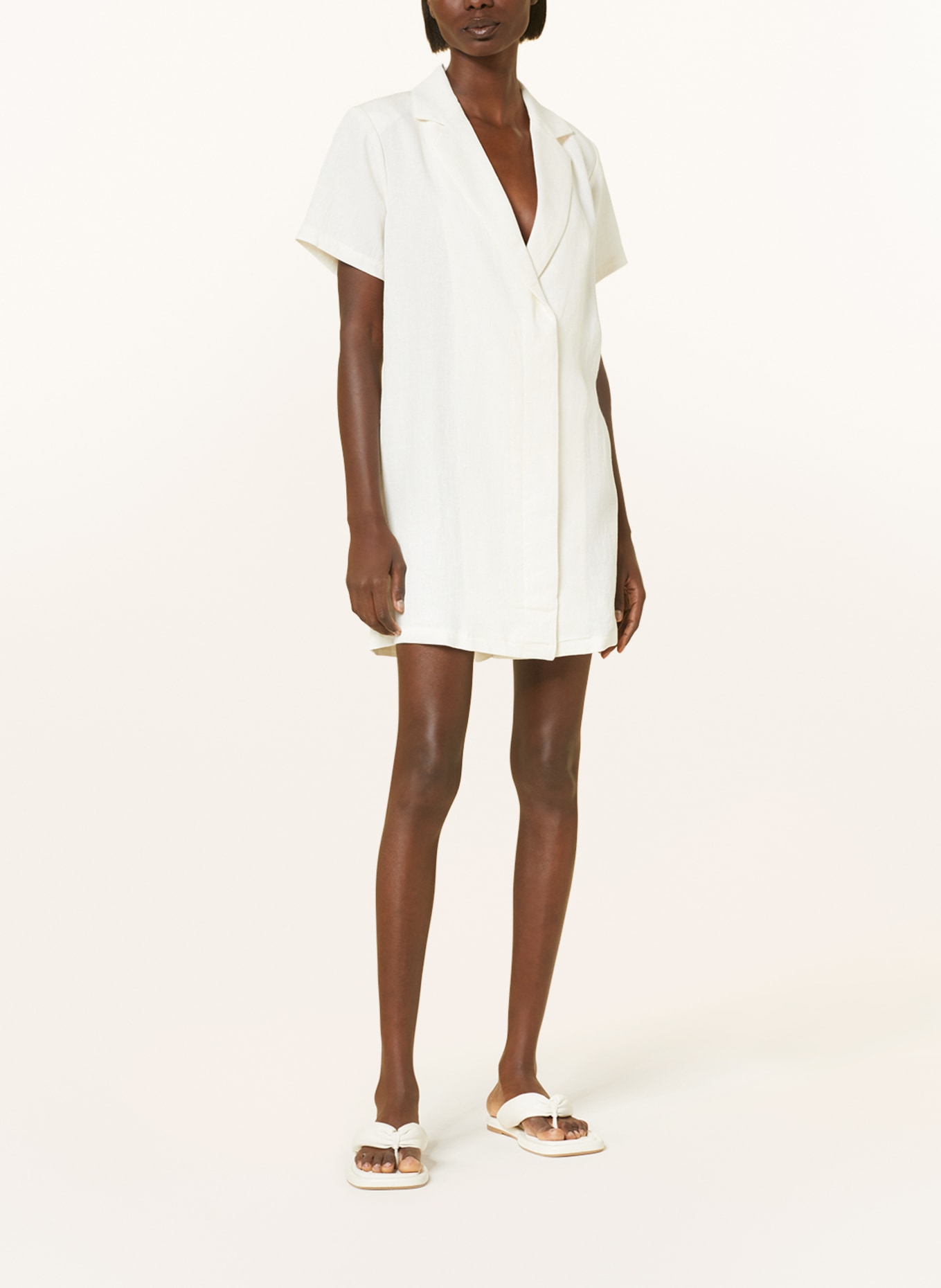 by Aylin Koenig Blazer dress BRITTANY with linen, Color: CREAM (Image 2)