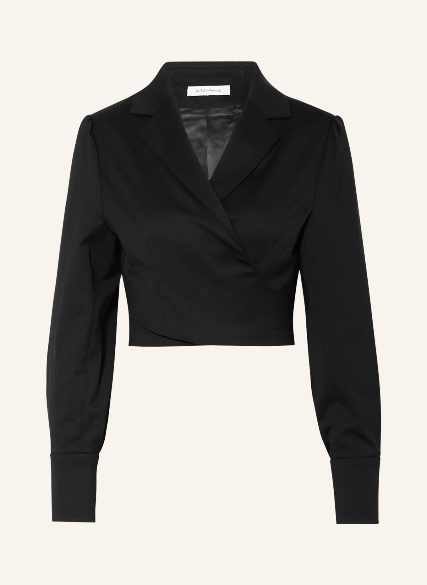 by Aylin Koenig Wrap blouse LIV, Color: BLACK (Image 1)