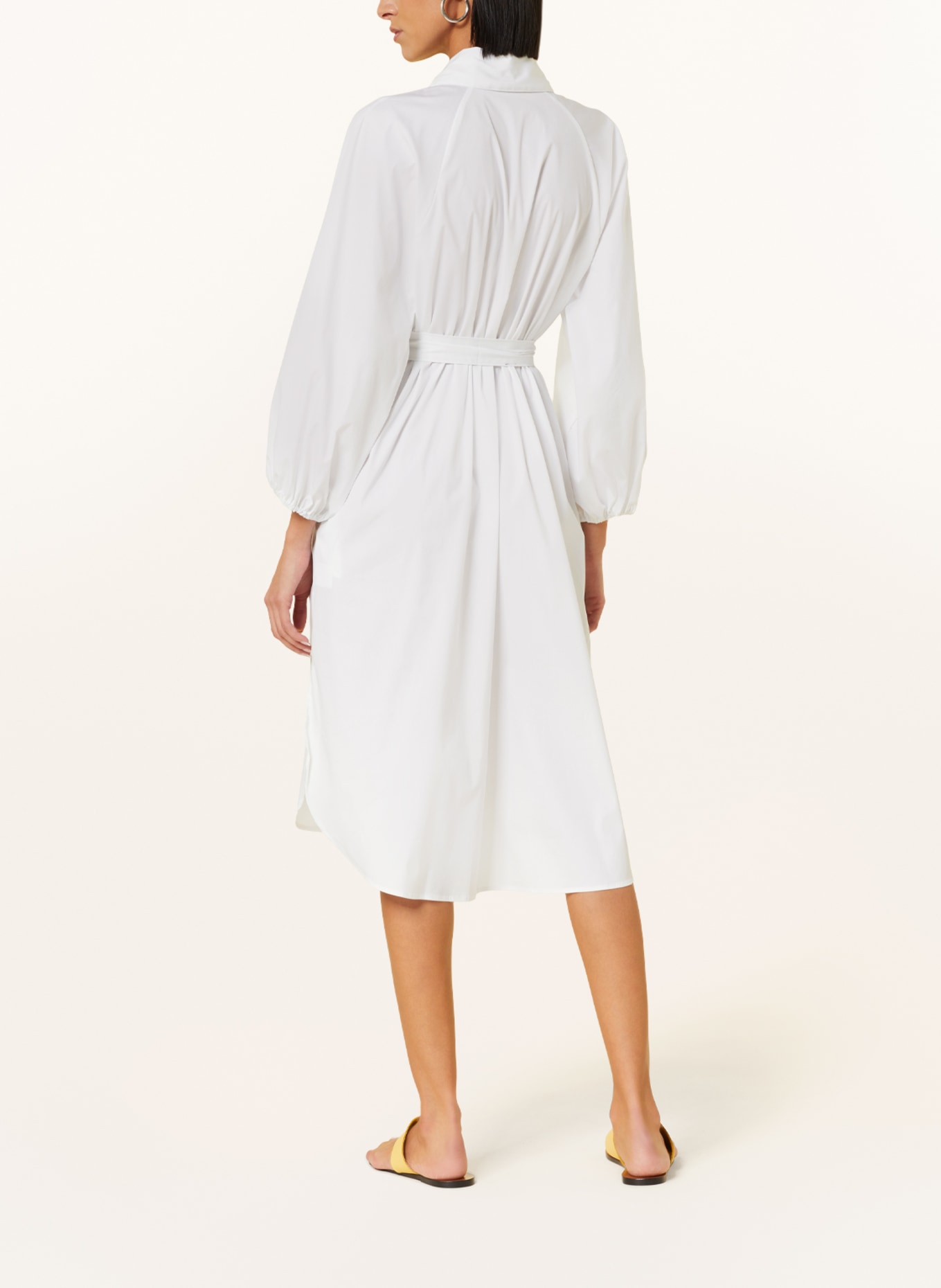 MRS & HUGS Shirt dress with 3/4 sleeves, Color: WHITE (Image 3)