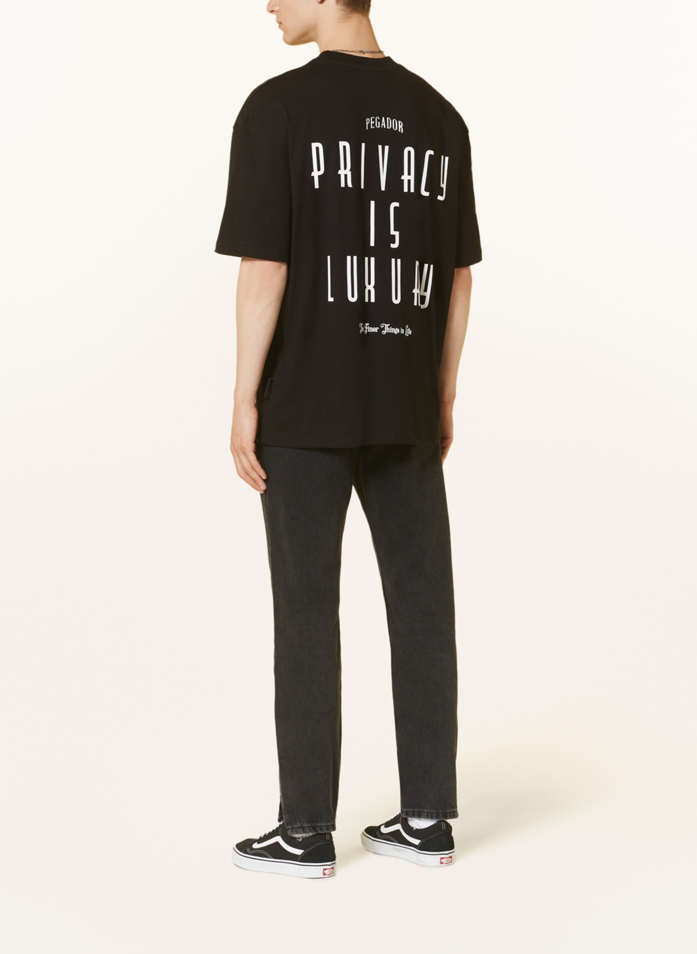 PEGADOR T-shirt LEANDER, Color: BLACK (Image 2)