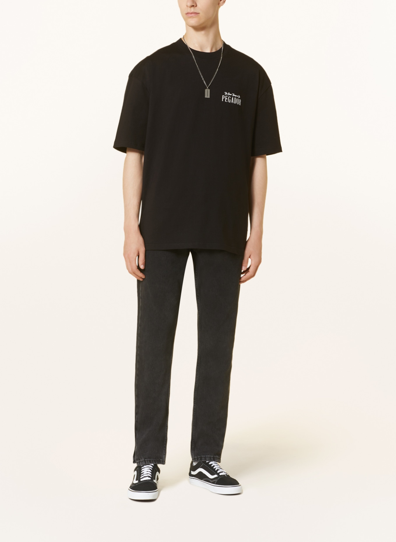 PEGADOR T-shirt LEANDER, Color: BLACK (Image 3)
