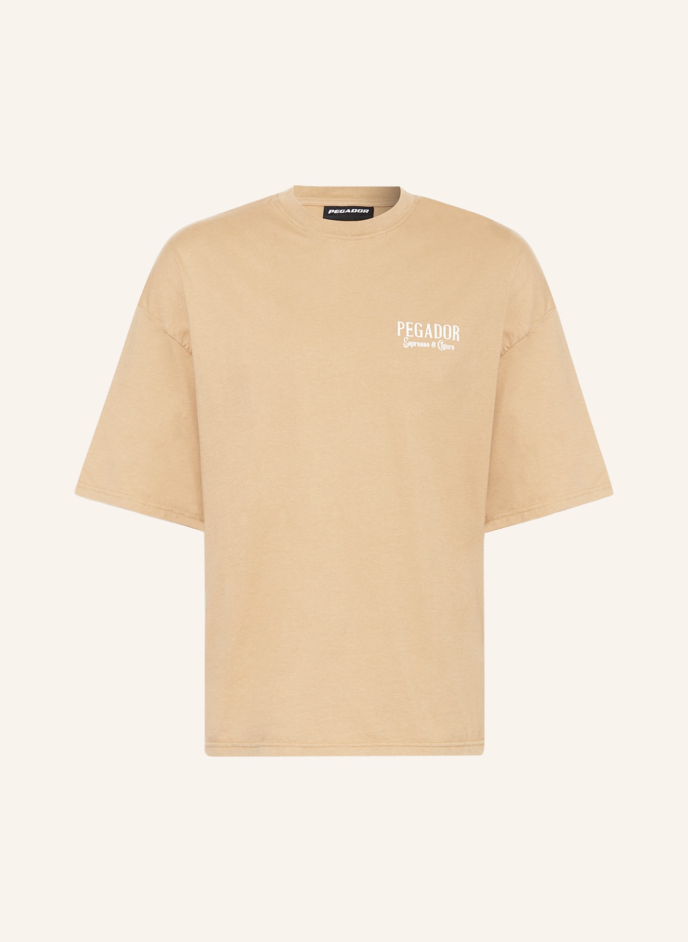 PEGADOR T-shirt RACOON, Color: BEIGE (Image 1)