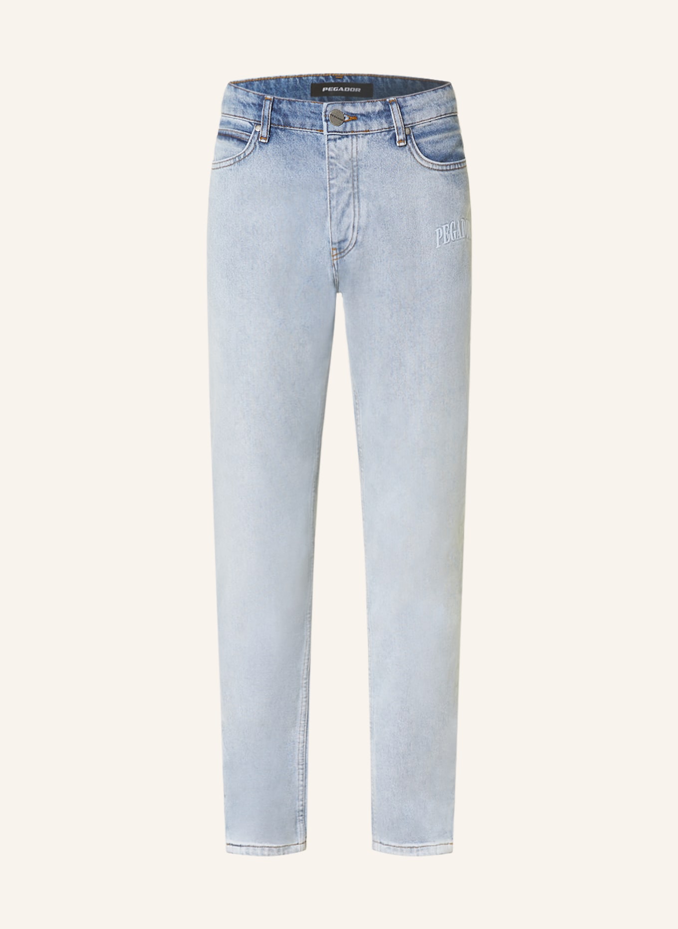 PEGADOR Jeans CARPE Extra Slim Fit, Farbe: 076 washed light blue (Bild 1)