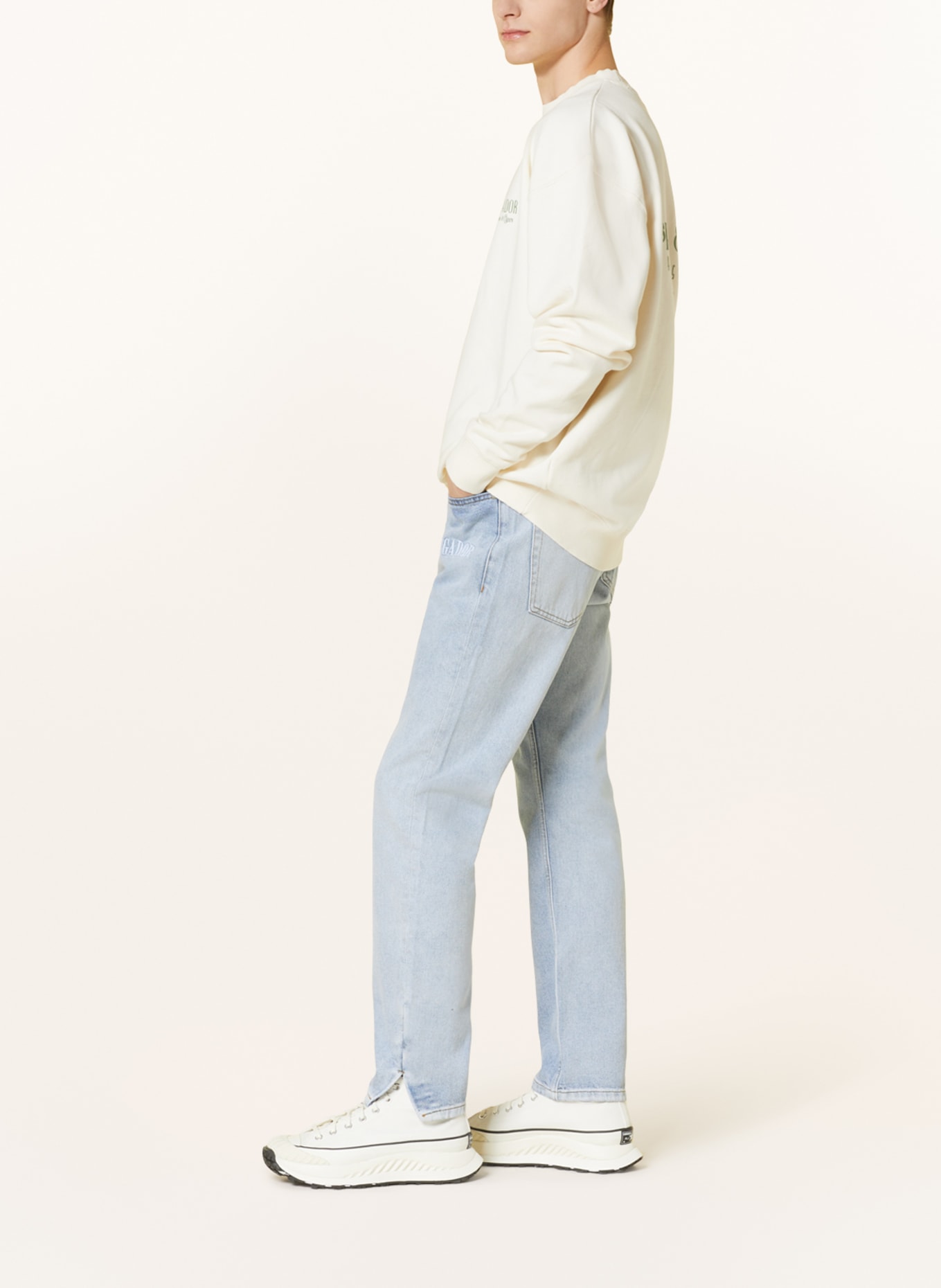 PEGADOR Jeans CARPE Extra Slim Fit, Farbe: 076 washed light blue (Bild 4)