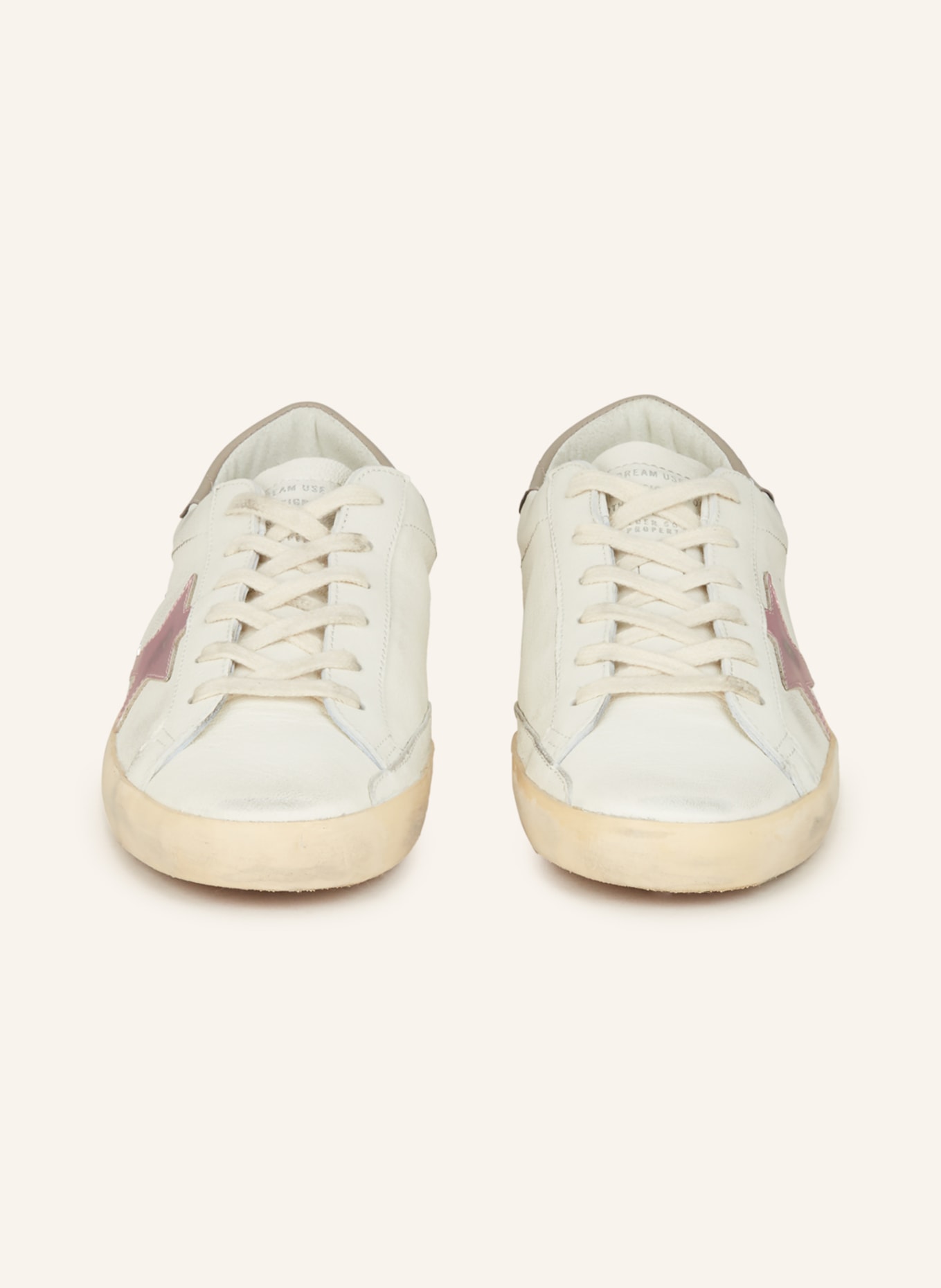 GOLDEN GOOSE Sneakers SUPER-STAR, Color: WHITE/ PINK (Image 3)