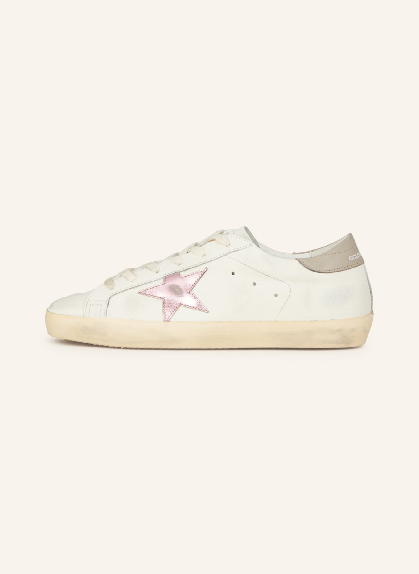 GOLDEN GOOSE Sneakers SUPER-STAR, Color: WHITE/ PINK (Image 4)
