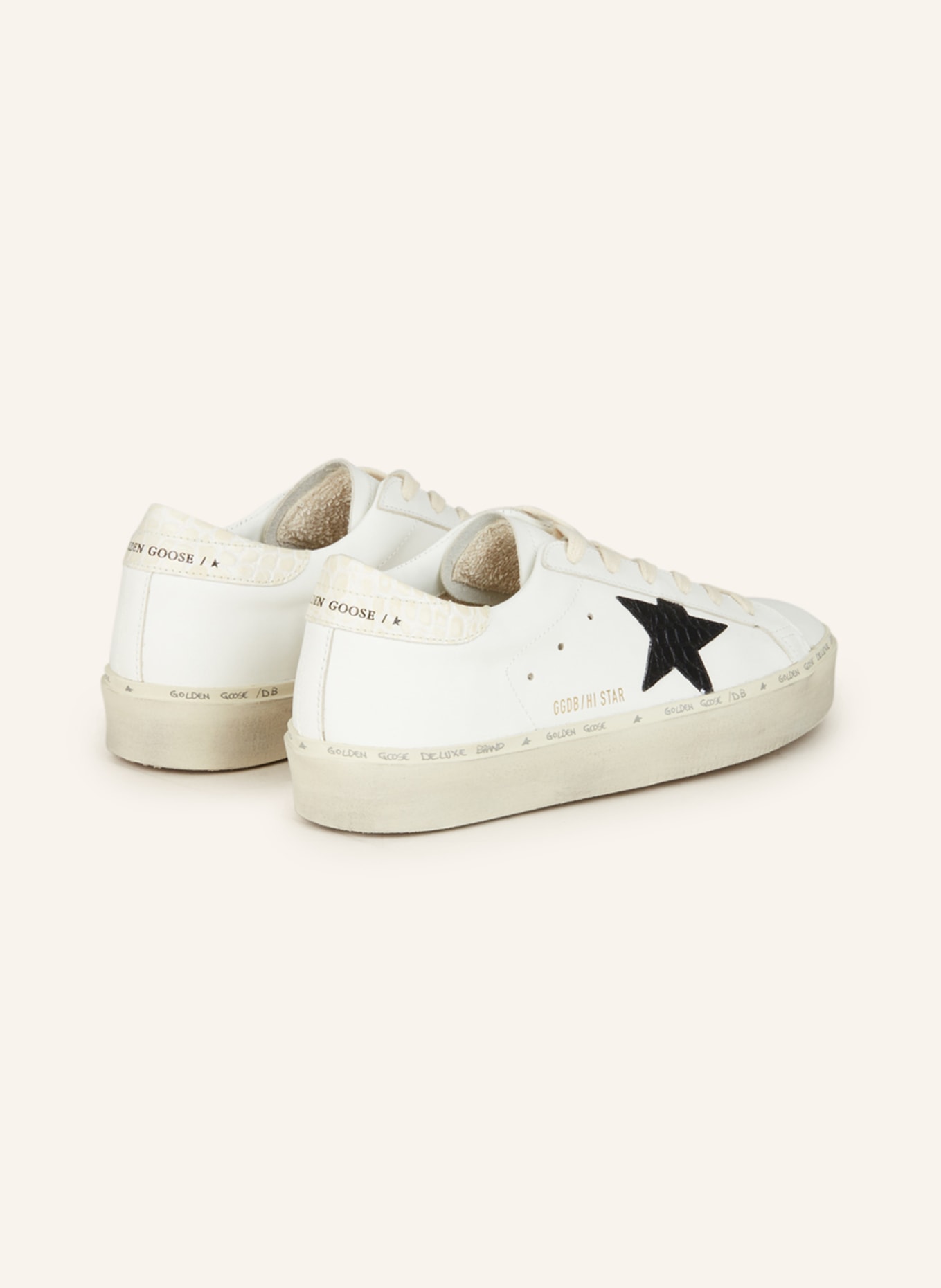 GOLDEN GOOSE Sneakers HI STAR, Color: WHITE/ BLACK (Image 2)