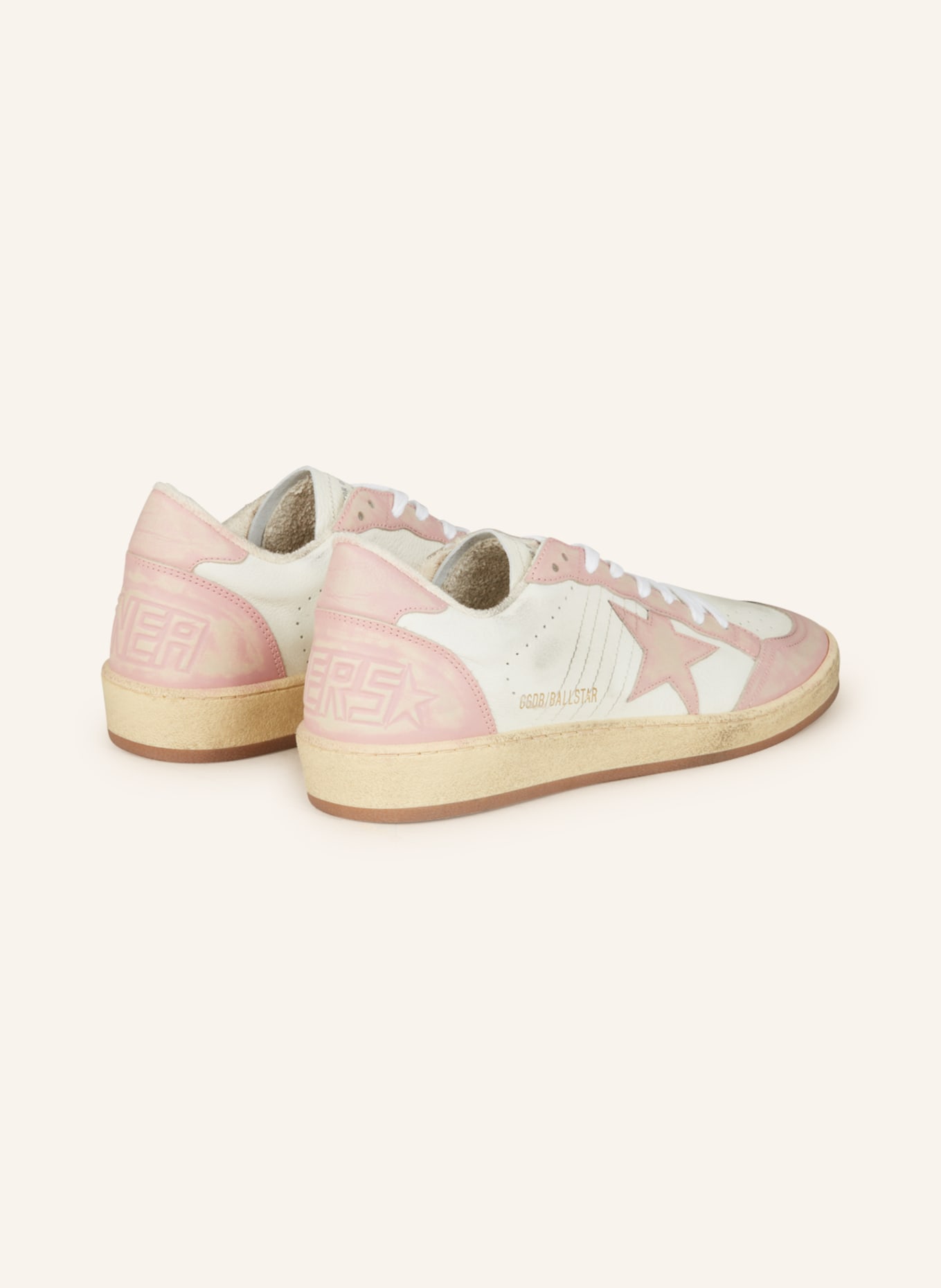 GOLDEN GOOSE Sneakers BALL STAR, Color: PINK/ WHITE (Image 2)